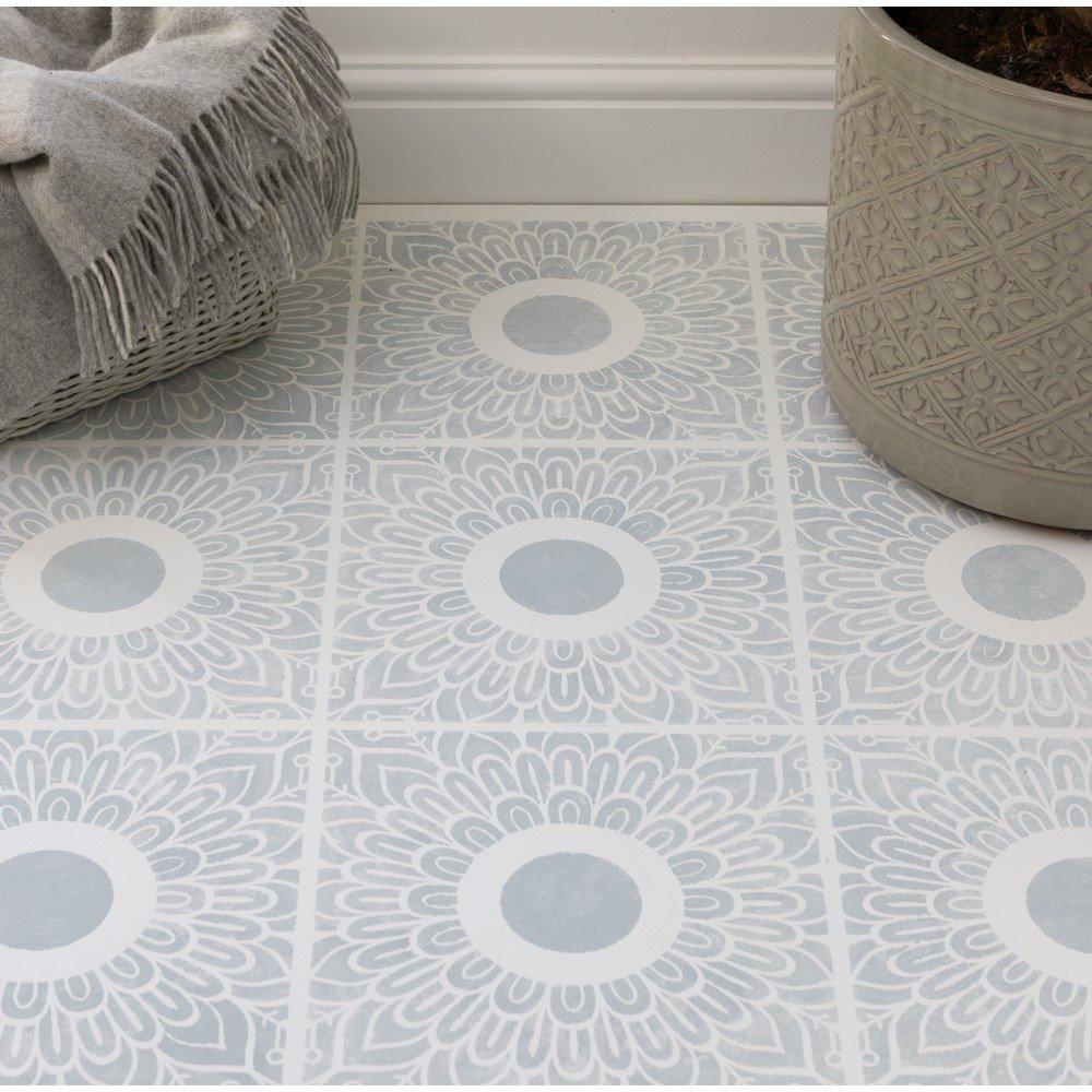 Opaque - Unbranded - Stencil for Walls, Floors & Patios Flora - 2