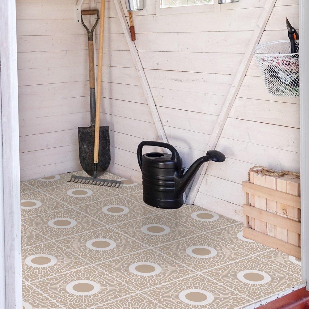 Opaque - Unbranded - Stencil for Walls, Floors & Patios Flora - 4