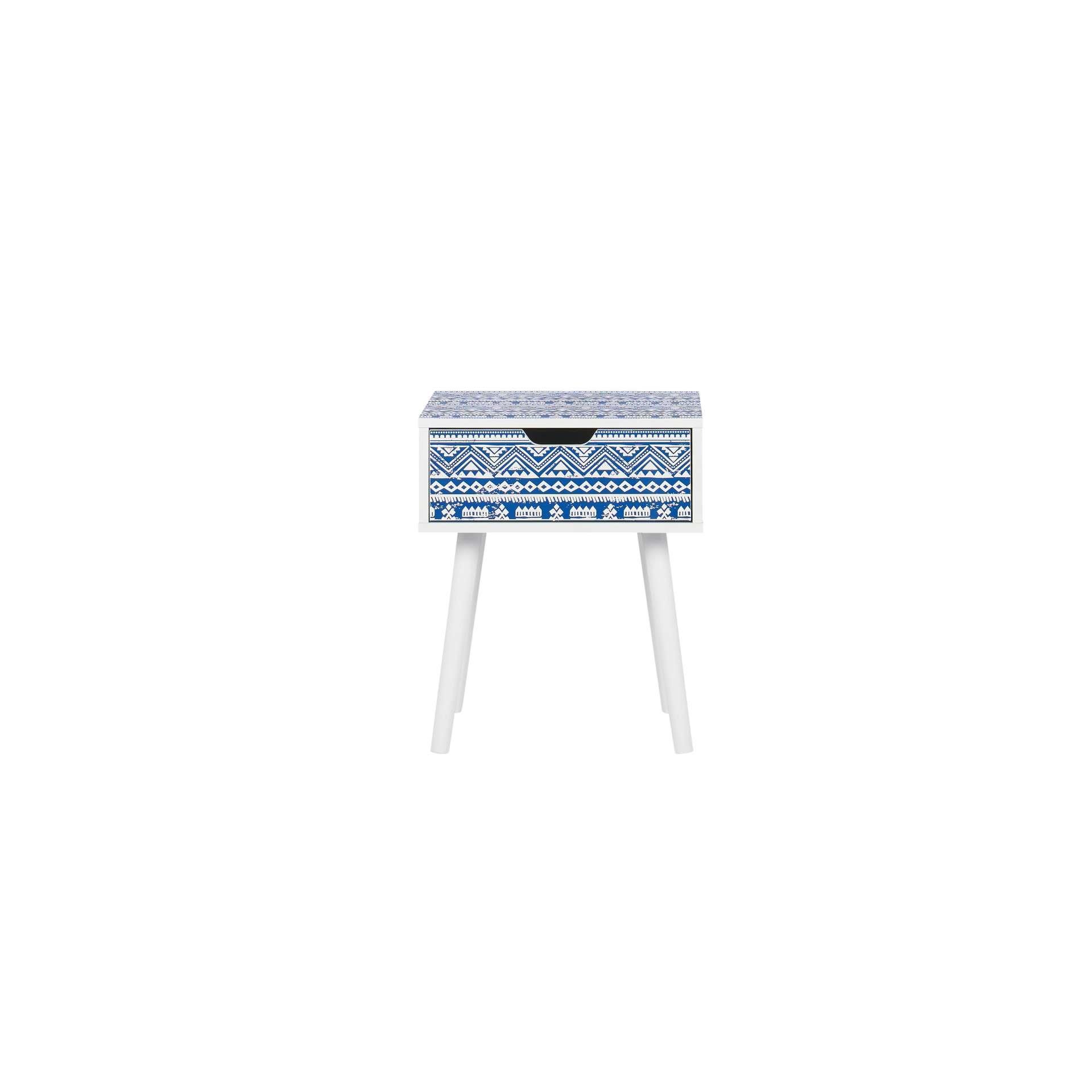 Blue - Birlea - Santorini 1 Drawer Bedside - 7