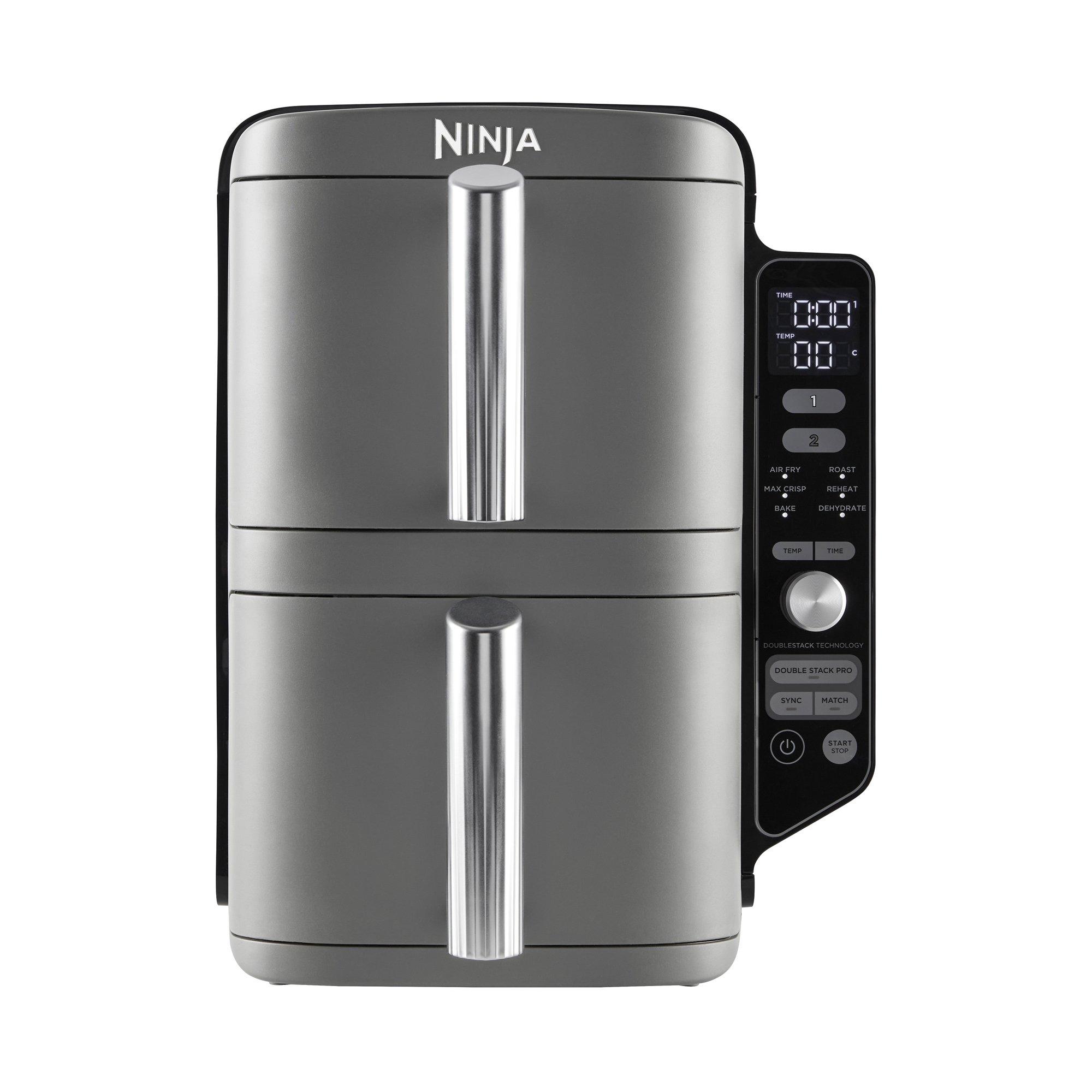 Ninja  Double Stack Xl 2-Drawer Air Fryer 9.5L Sl400uk - Grey - 9.5L