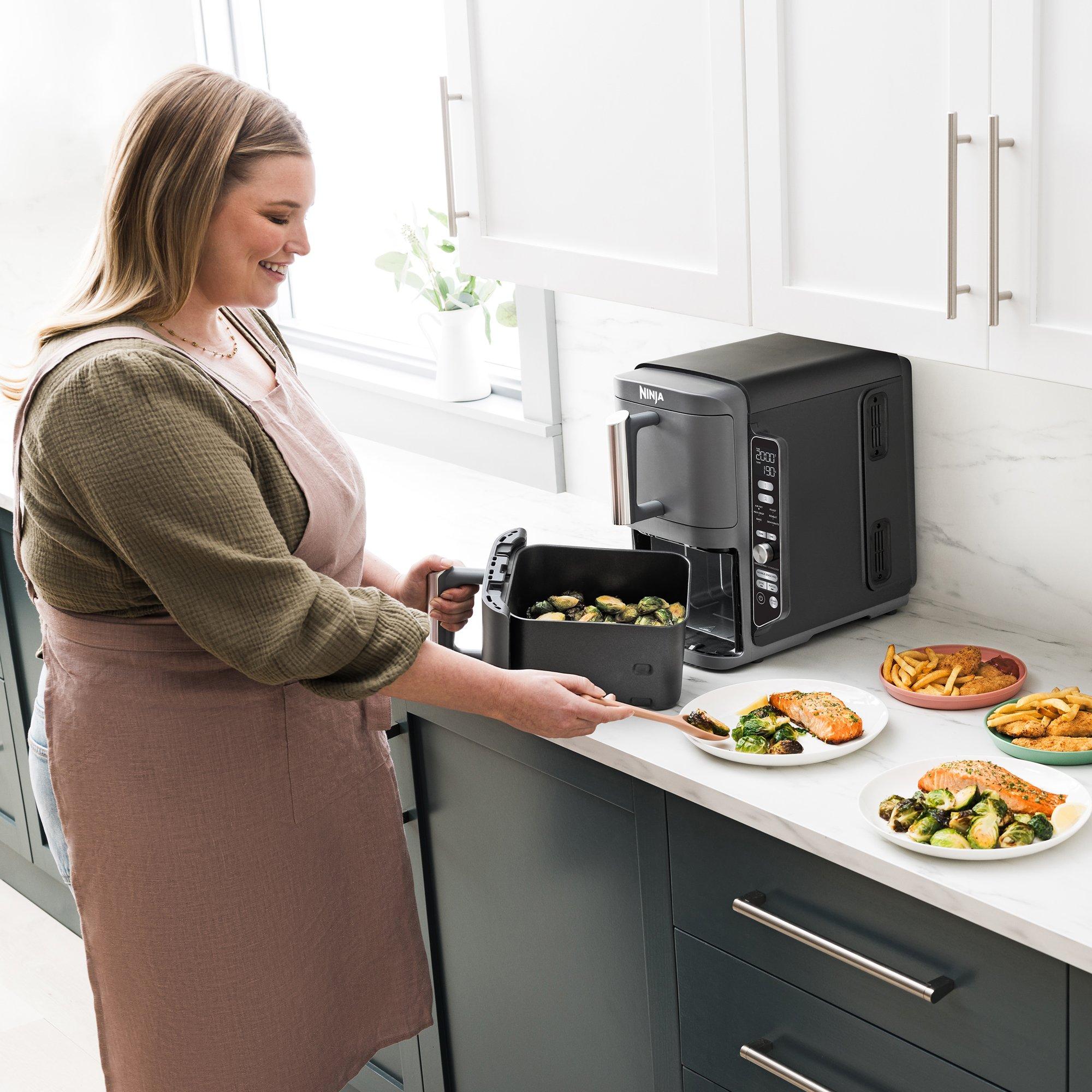 Grey - Ninja - Ninja Double Stack XL 2-Drawer Air Fryer 9.5L - 6