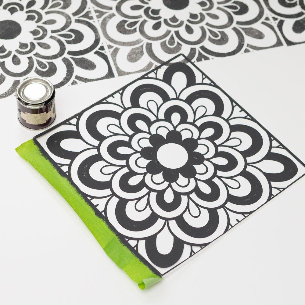 Opaque - Unbranded - Stencil for Walls, Floors & Patios Maisie - 3