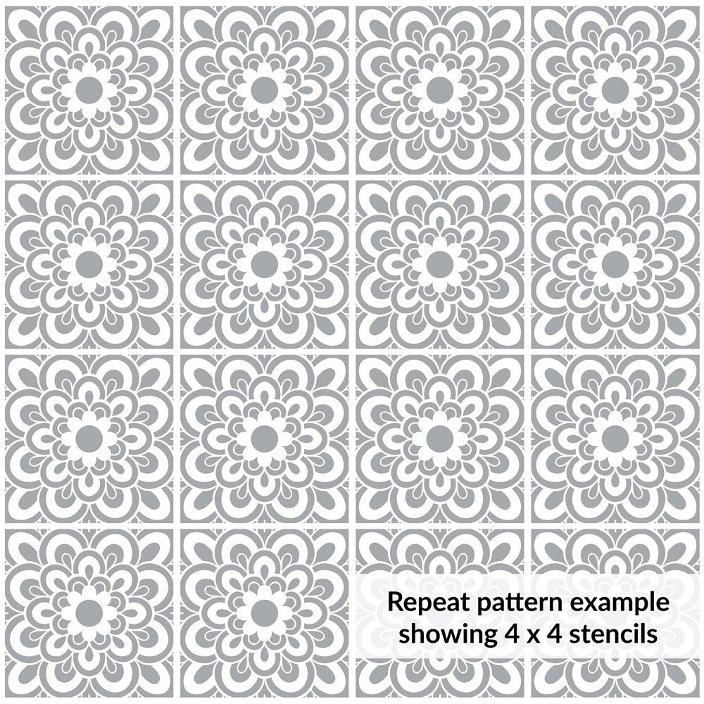 Opaque - Unbranded - Stencil for Walls, Floors & Patios Maisie - 5