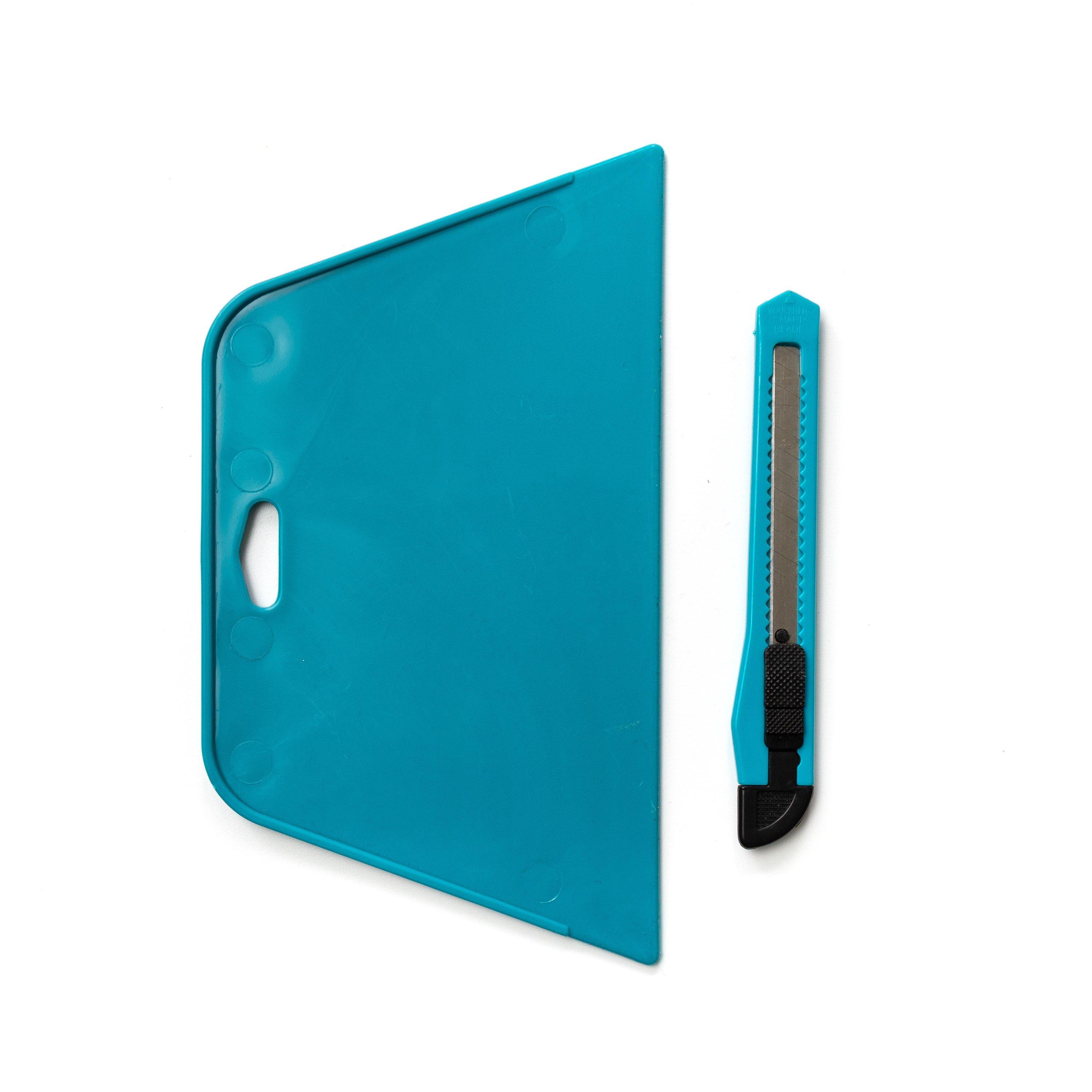 Blue - Wall Pops - Self Adhesive Wallpaper Tool Kit - 1