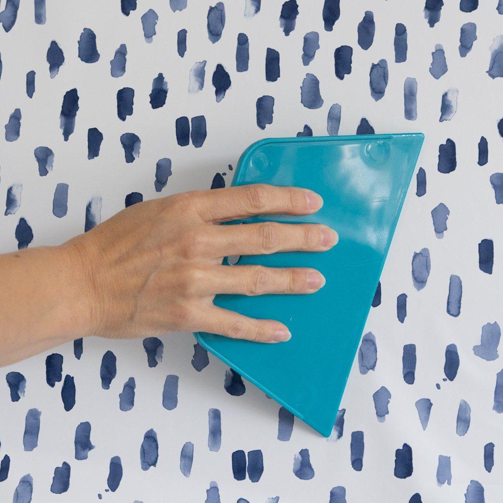 Blue - Wall Pops - Self Adhesive Wallpaper Tool Kit - 3