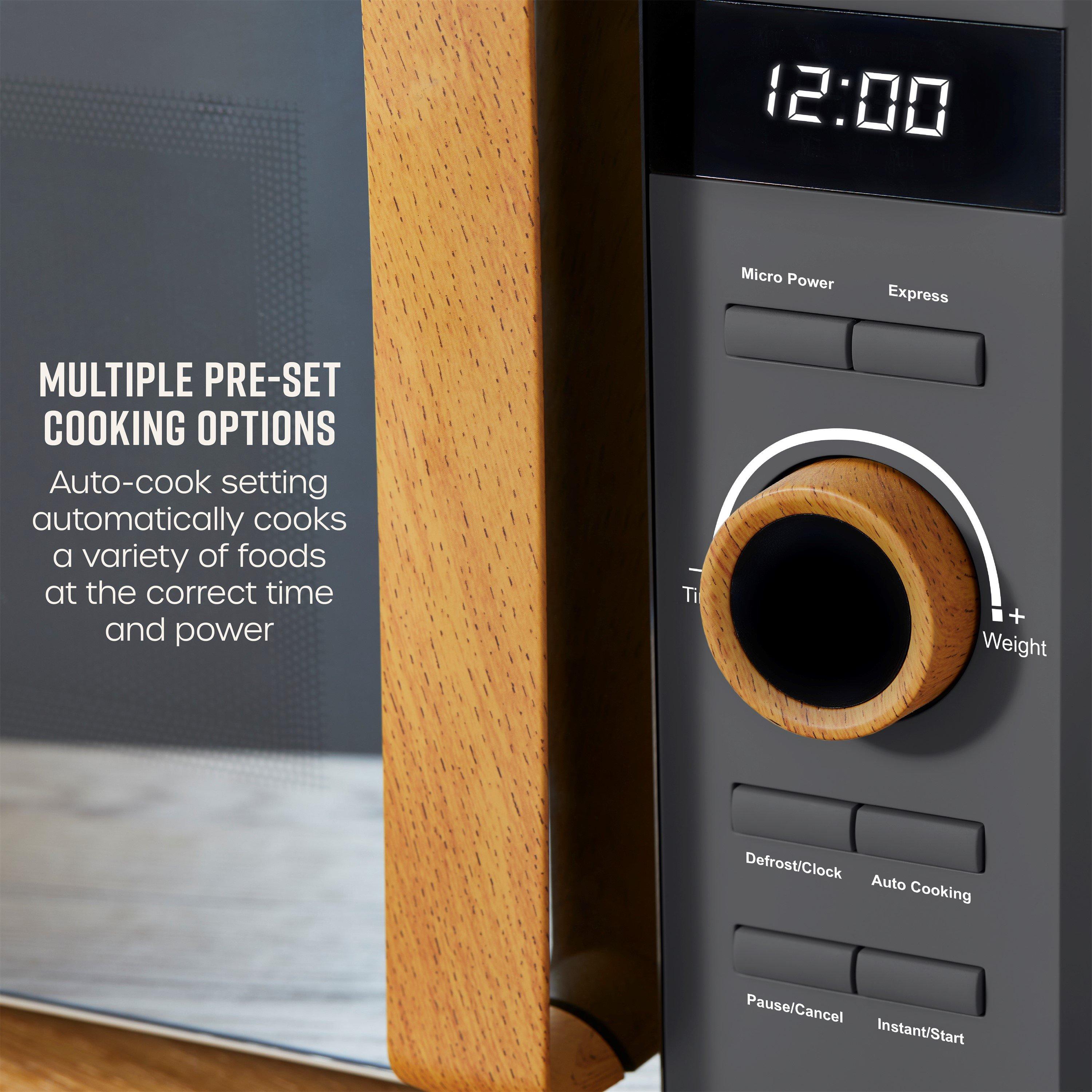 Grey - Swan - Swan Nordic Grey Digital Microwave 20L - 5