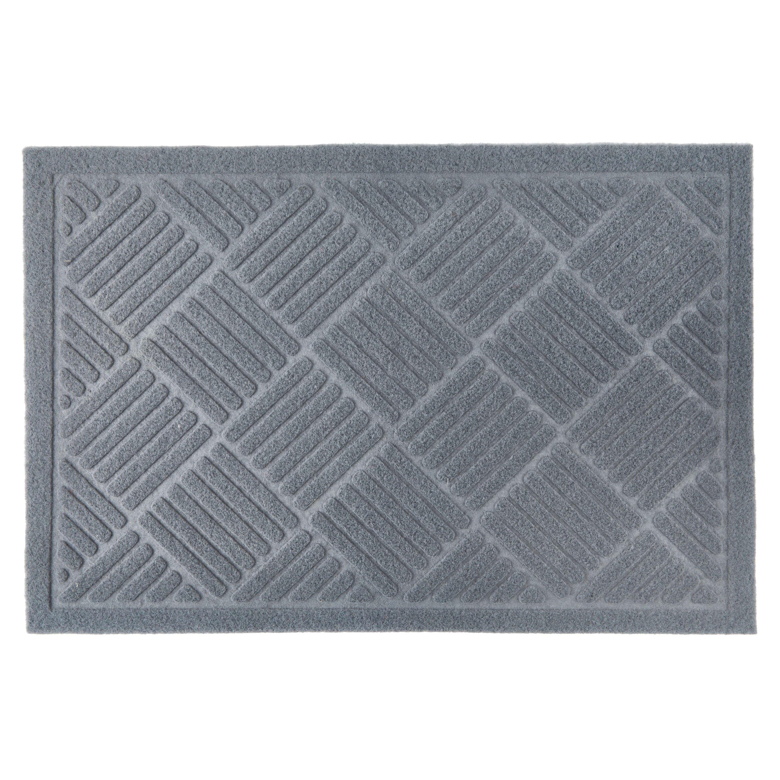Emma Barclay Door Mat Rug Non-Slip Dirt Trapper Cross Hatch