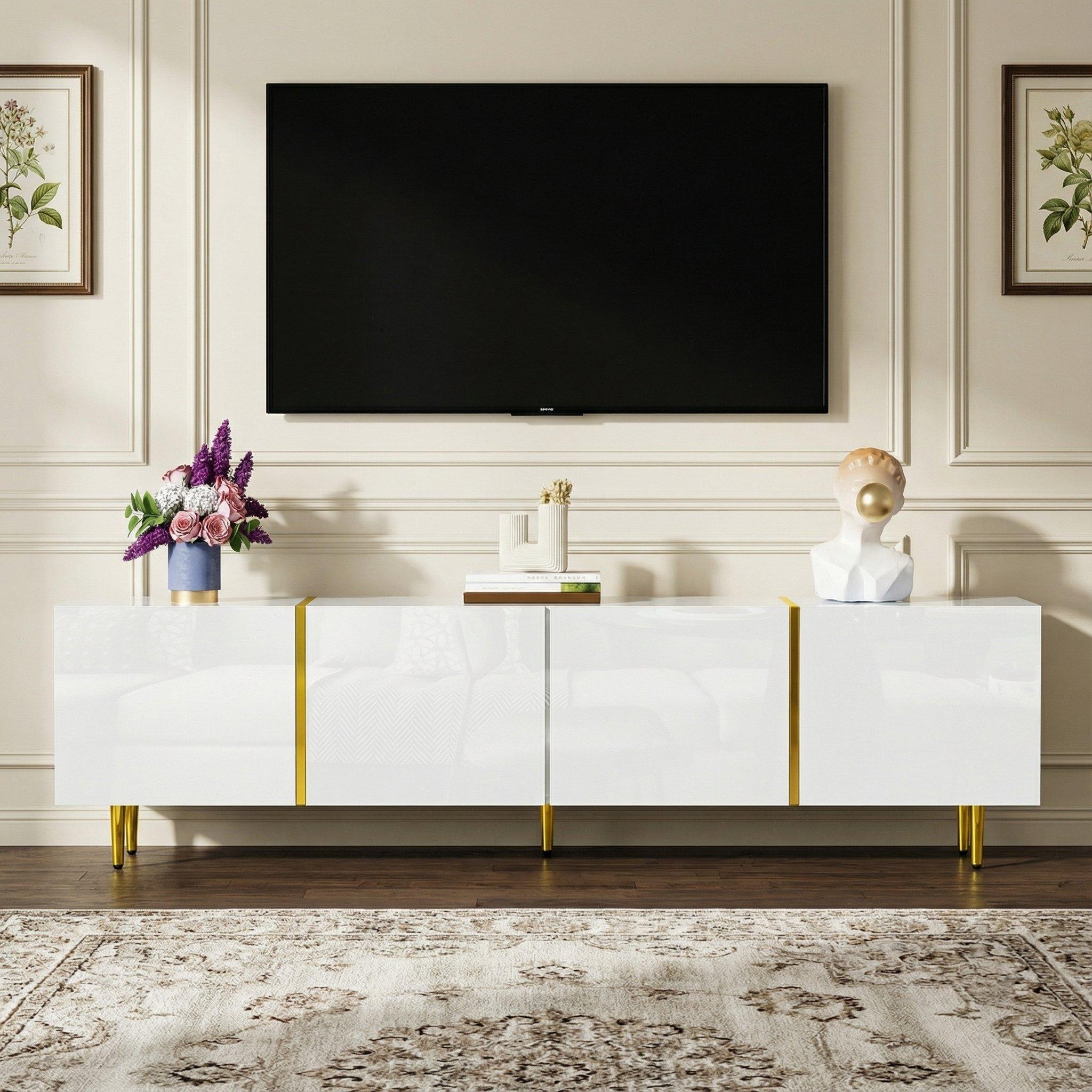 Urban Meuble  Modern Tv Cabinet Style White