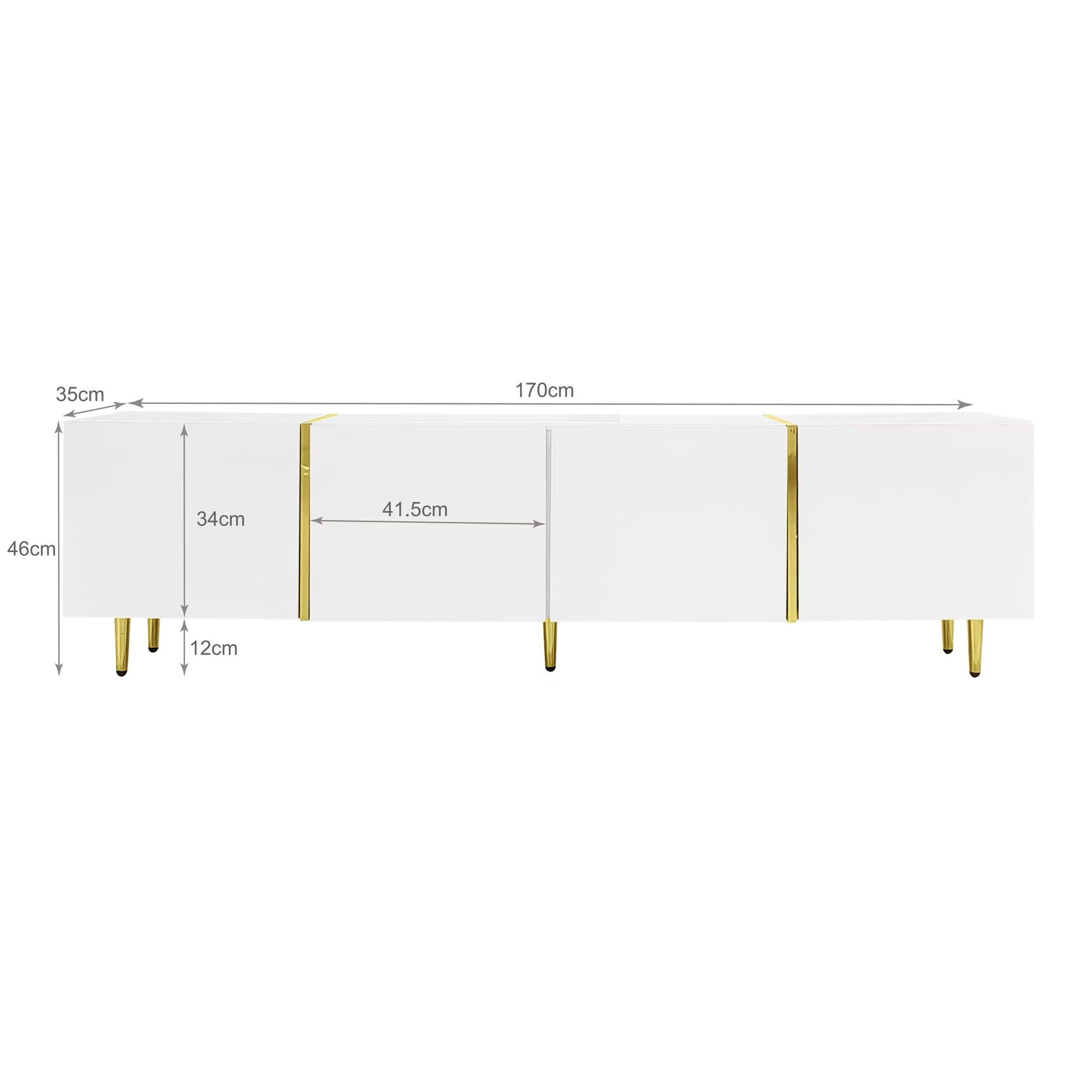 White - Urban Meuble - Modern TV Cabinet White Style - 6