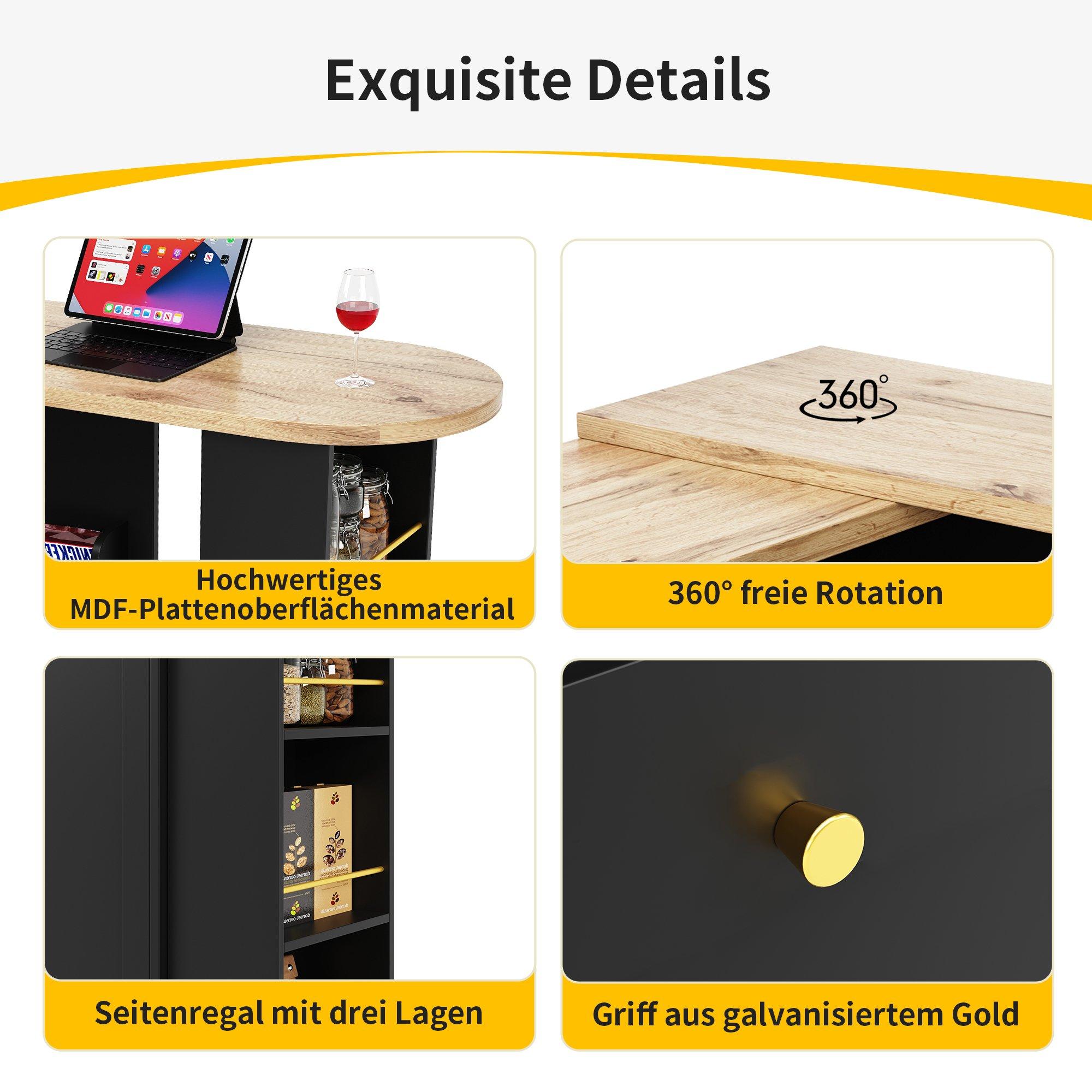 Black - Urban Meuble - Modern Black Sideboard Cabinet - 7