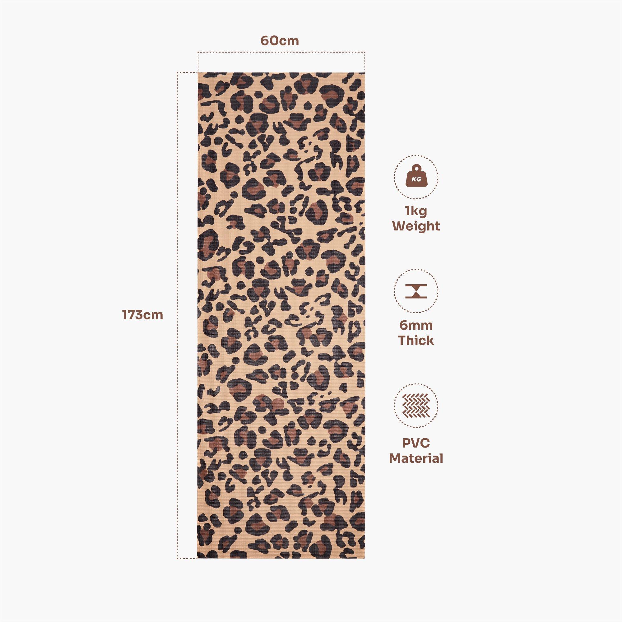 Leopard - Myga - Myga Leopard Print Yoga Mat - 2
