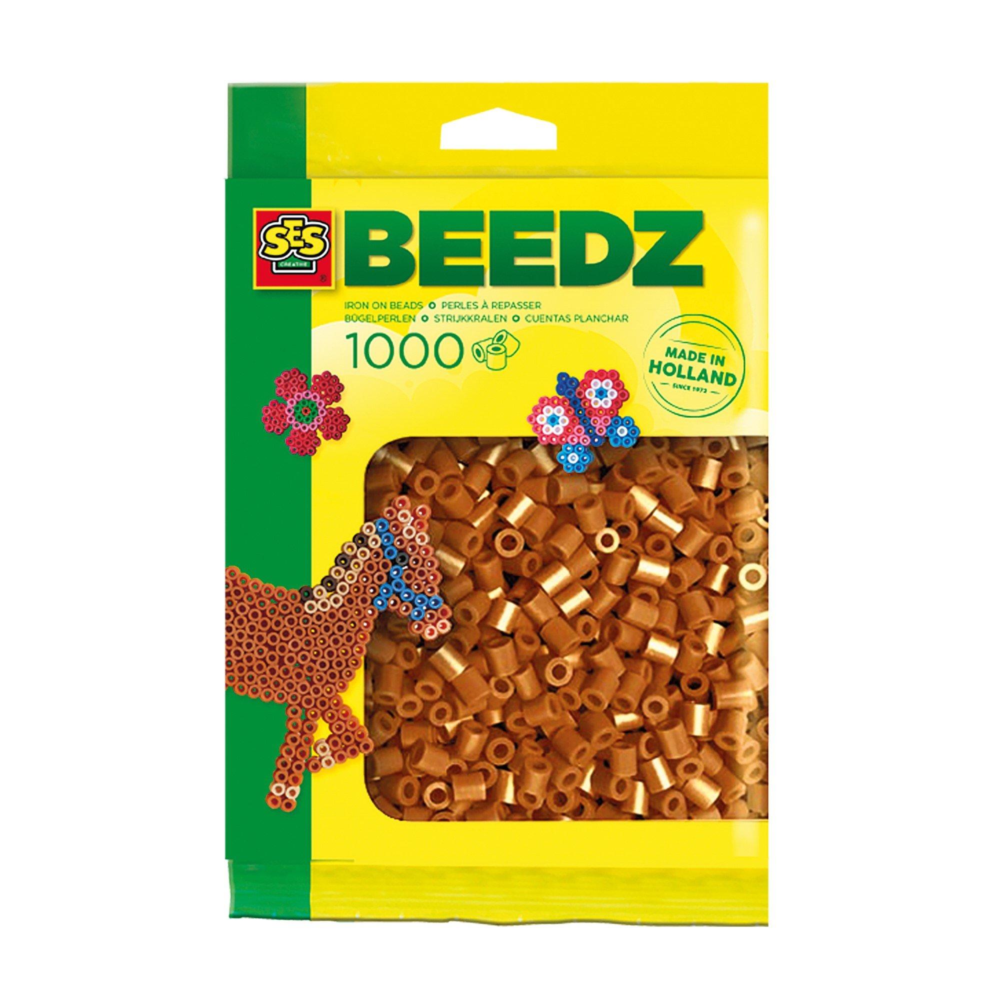 Multi - SES Creative - Iron on beads 1000 brown