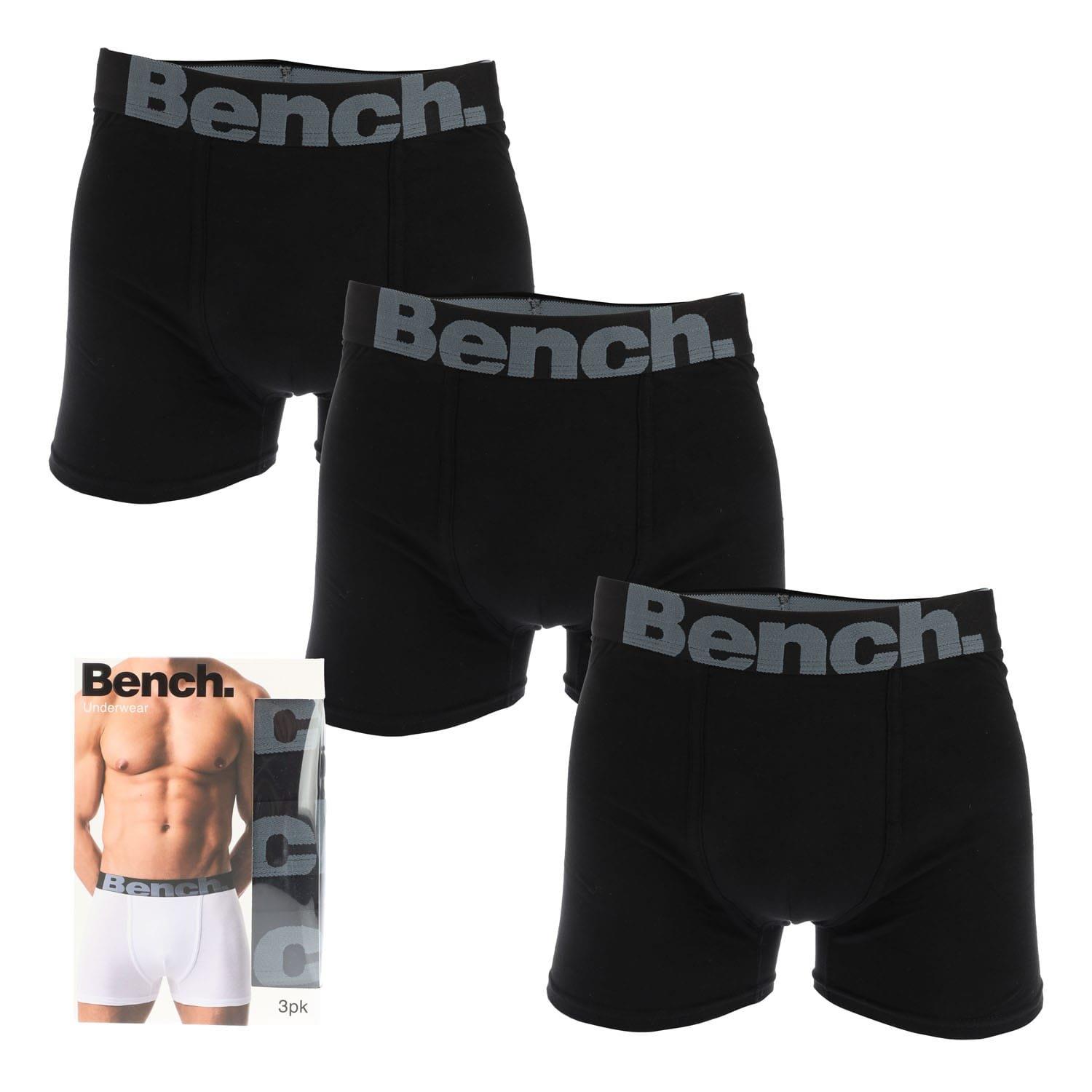Black - Bench - Sutton 3 Pack Boxer Shorts