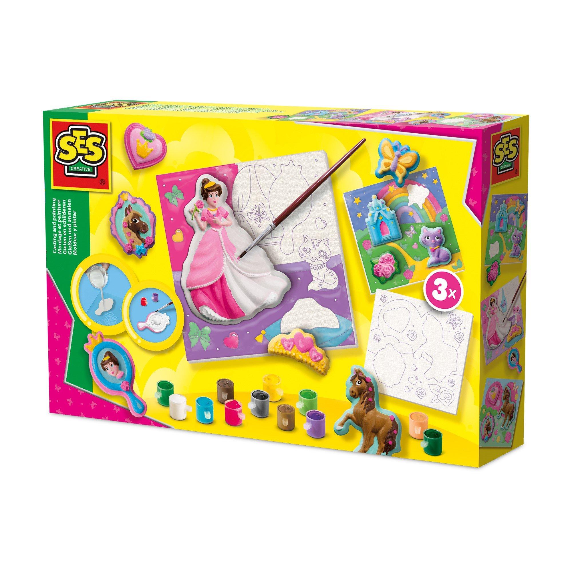 Multi - SES Creative - Casting and painting - Canvases to paint princesse - 1