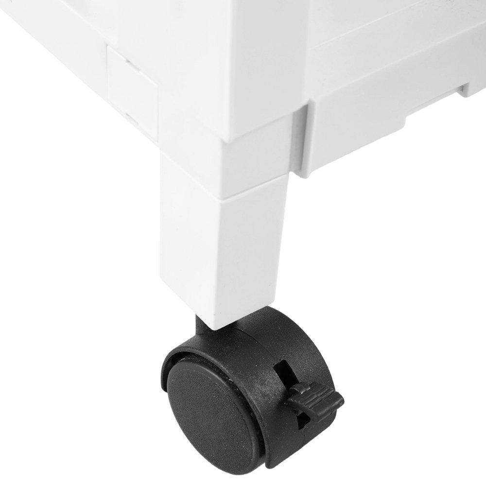 White - LIFE IDEAS - Multi-Tier Rolling Storage Trolley - 6