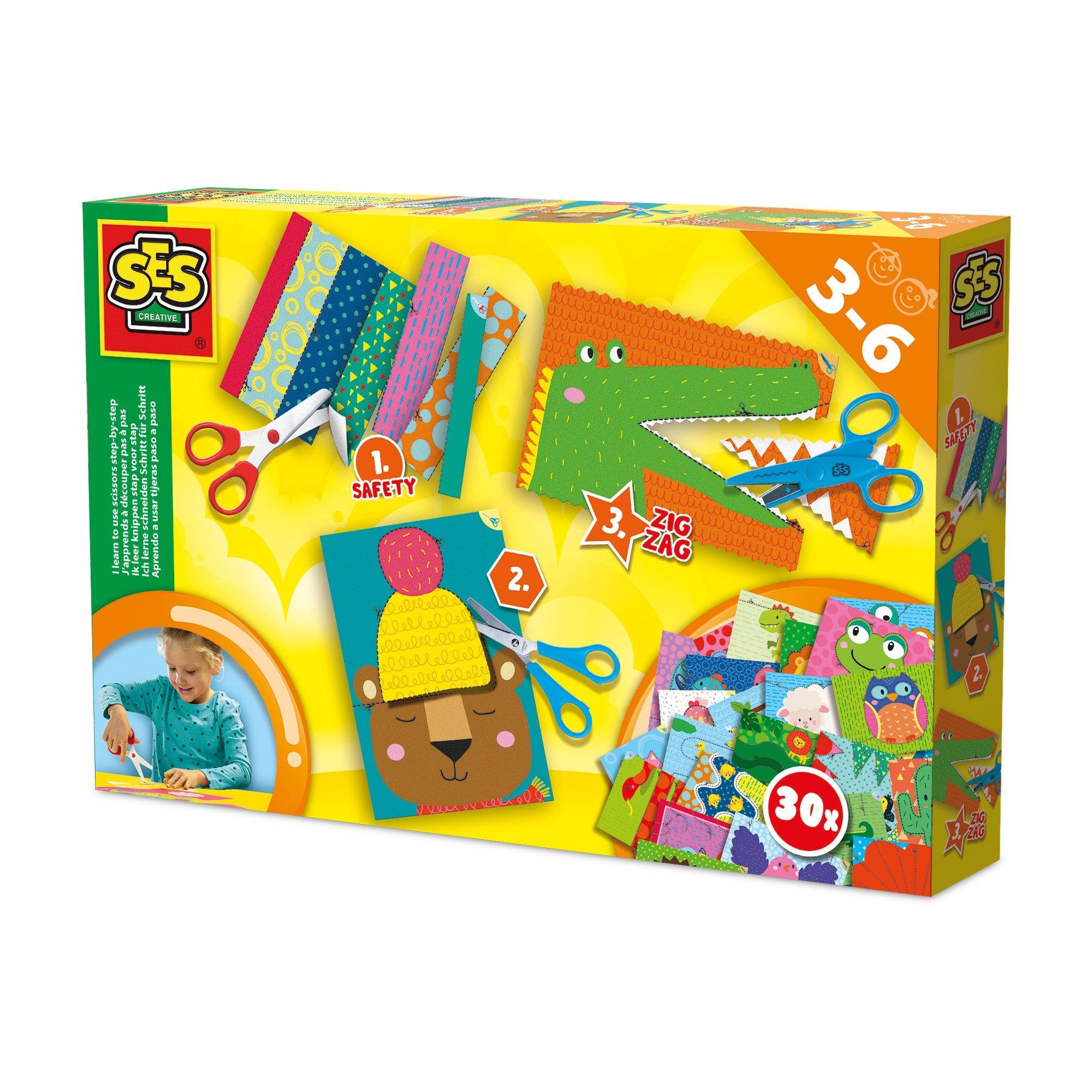 Ses Creative  Kids I Learn To Use Scissors Step-By-Step - 