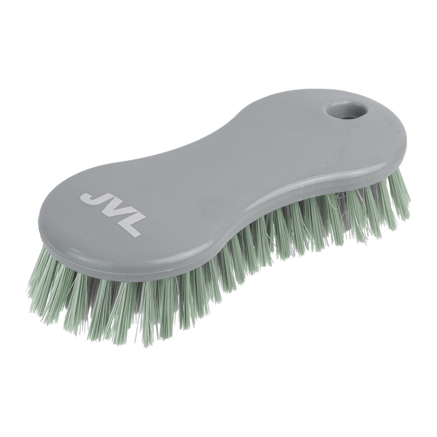 Jvl  Scrubbing Brush - Grey - Size: H:3.