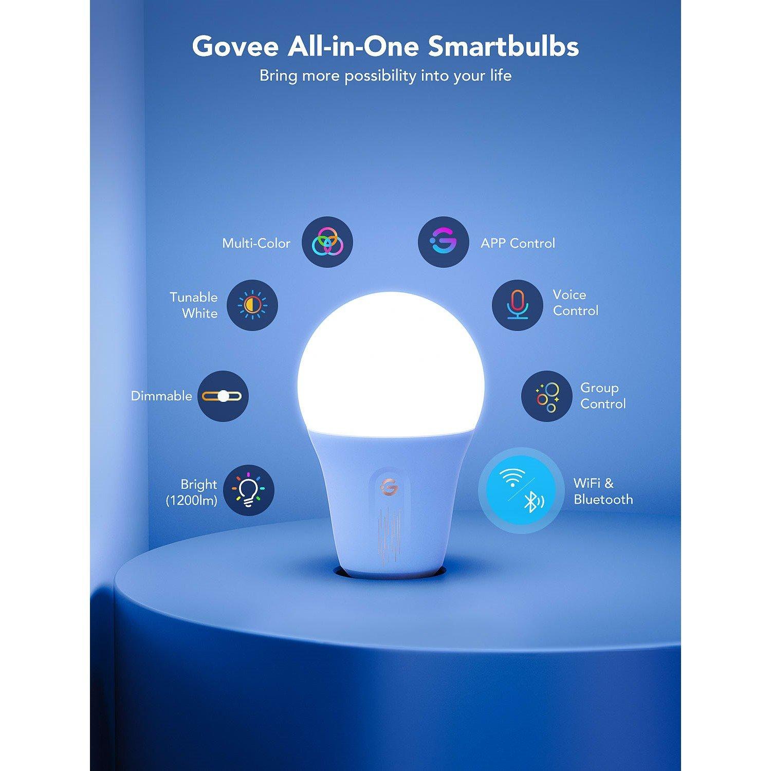 VIŠEBOJAN - GOVEE - Govee Smart Wi-fi & BT Light Bulb - 4