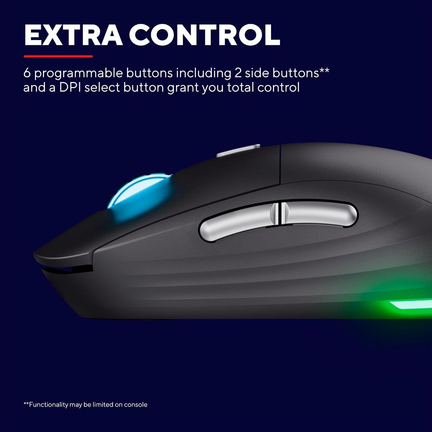 Schwarz - Trust - GXT 926 Redex II Wireless Mouse - 5