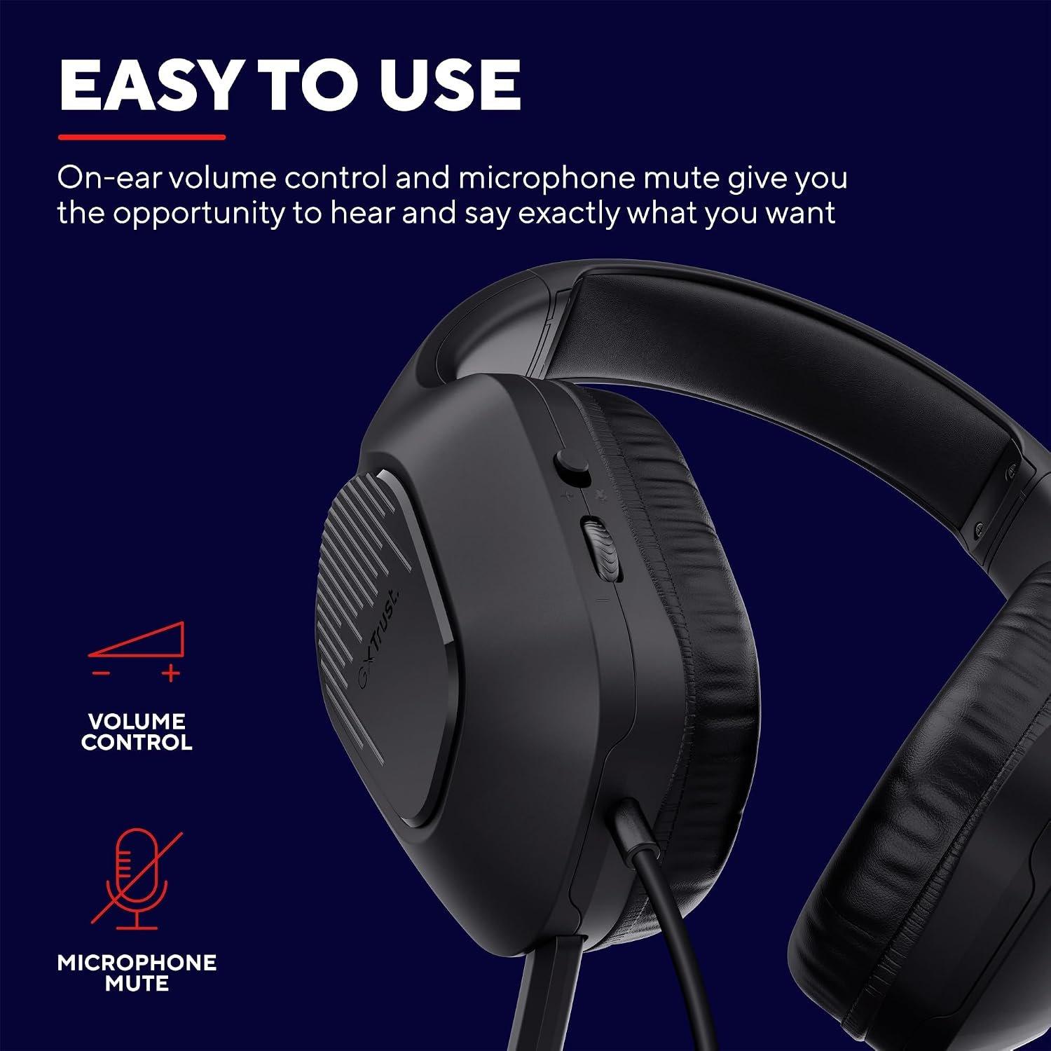 Schwarz - Trust - GXT 415 Zirox Headset - 6