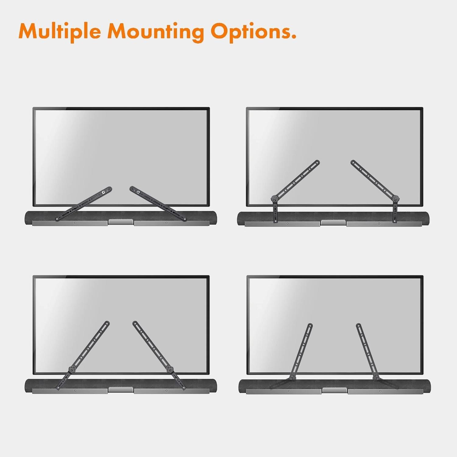 Black - VonHaus - Sound Bar Bracket - 6