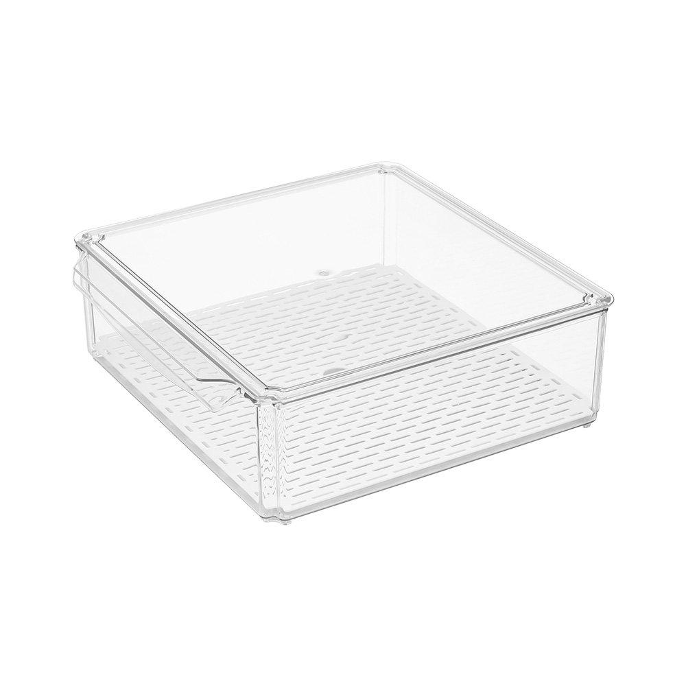 Clear - LIFE IDEAS - Set of 10 Stackable Clear Fridge Organisers - 3