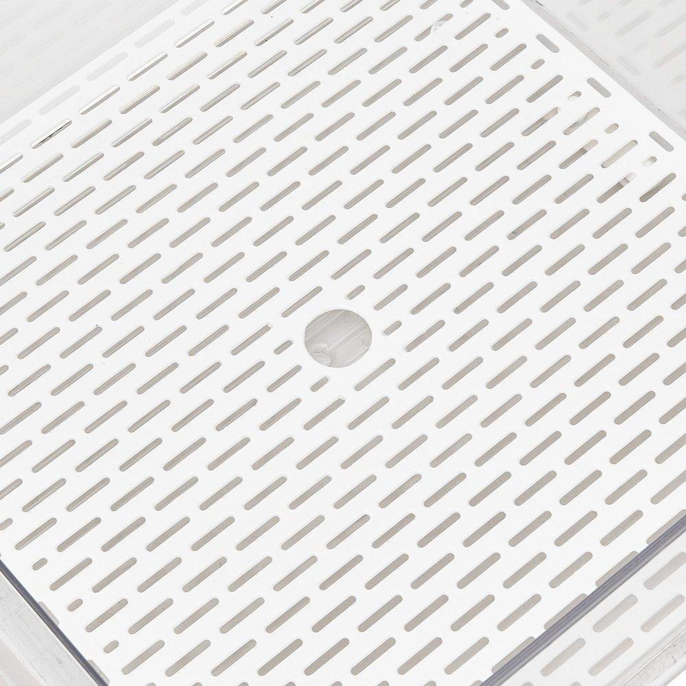 Clear - LIFE IDEAS - Set of 10 Stackable Clear Fridge Organisers - 9