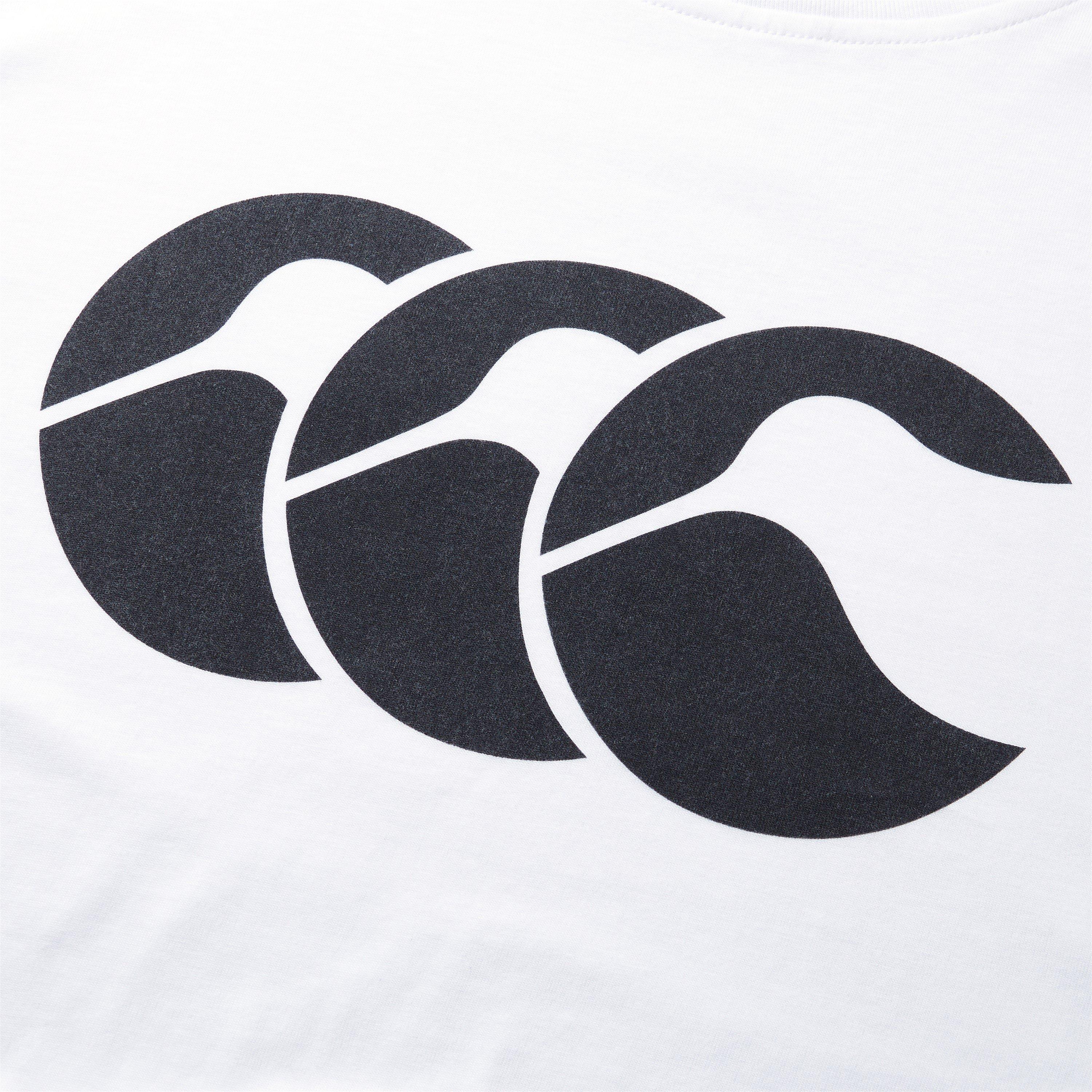 White/Black - Canterbury - Cantebury CCC Logo T-Shirt Mens - 4