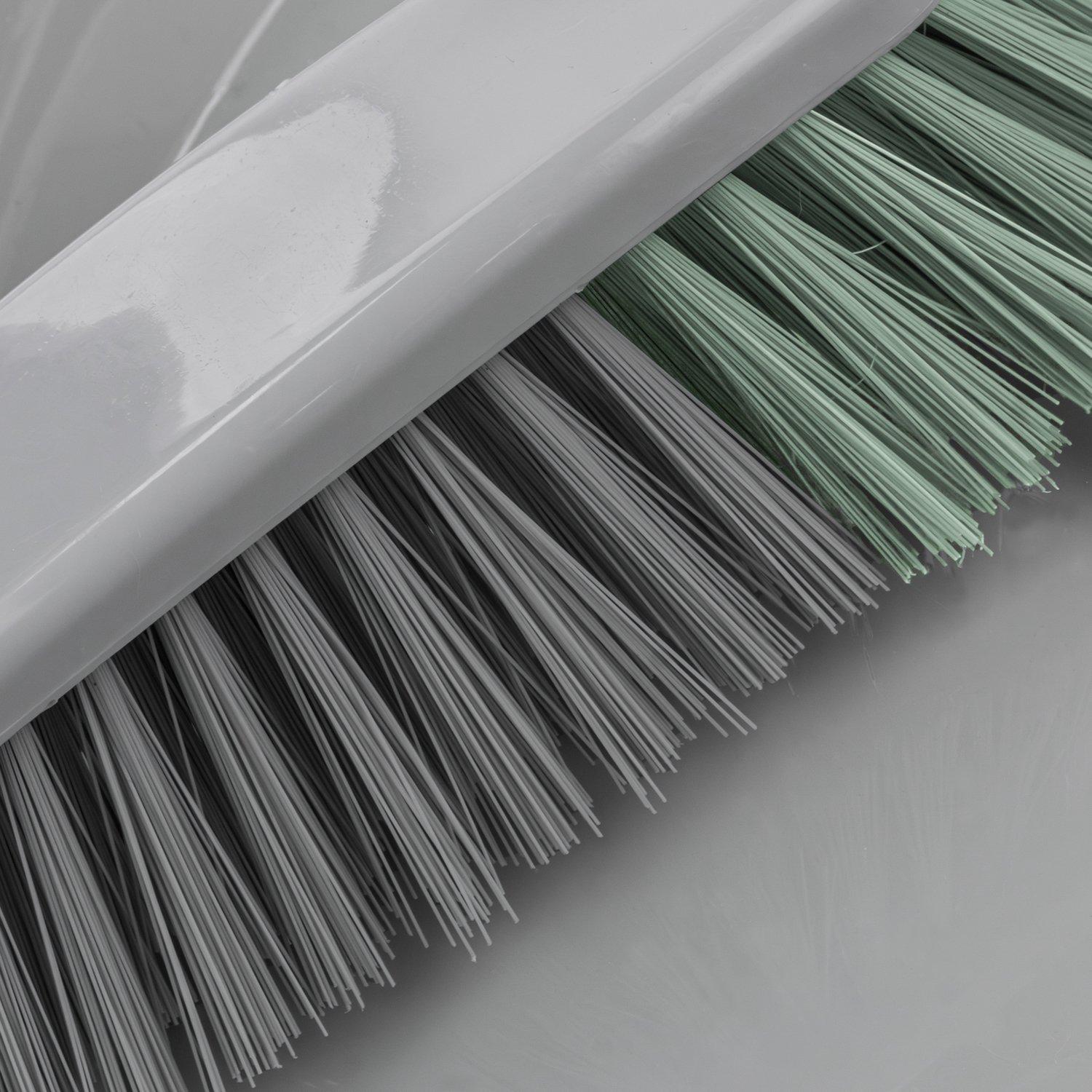 Grey - JVL - JVL Dustpan and Brush Set - Grey - 5