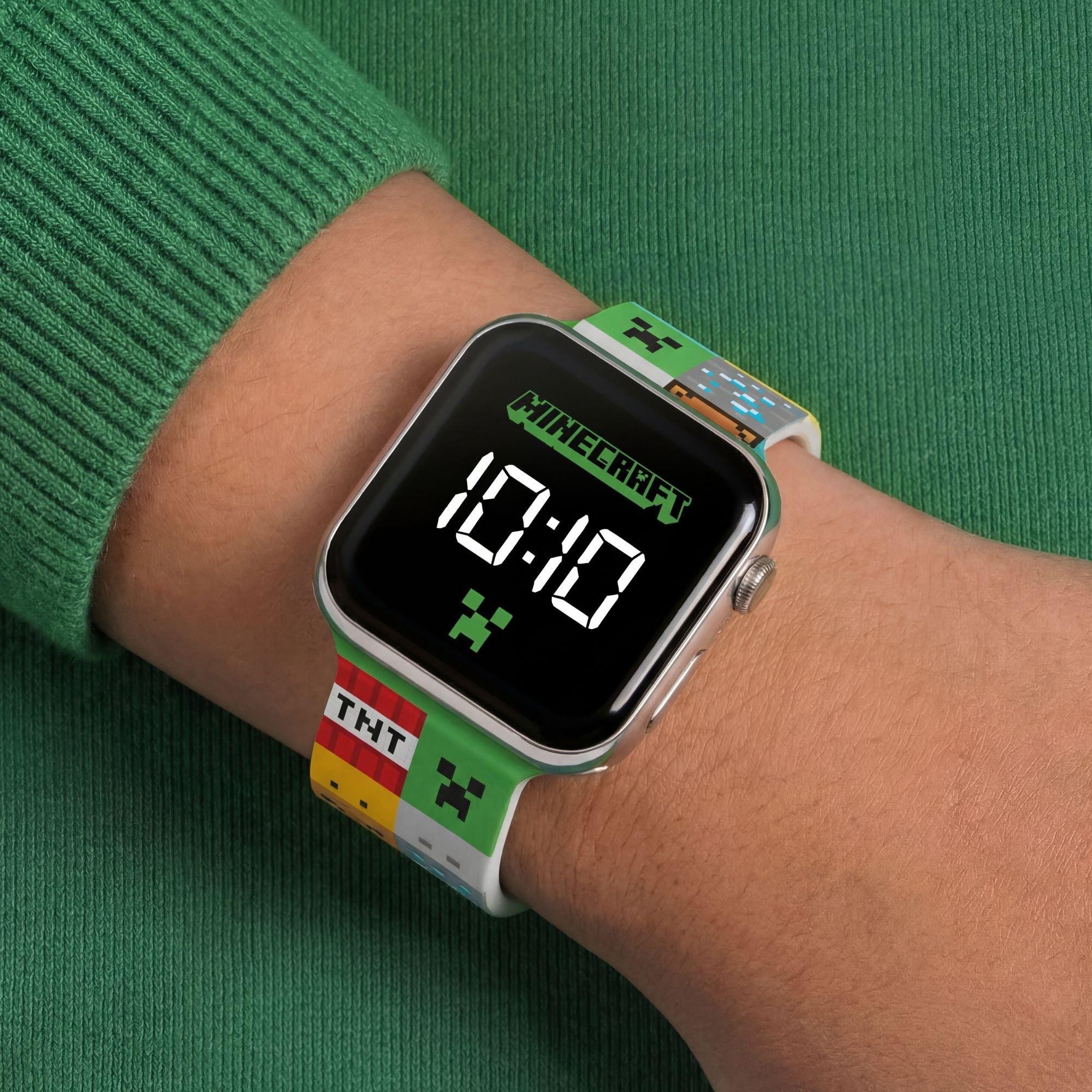 Multi - Minecraft - Minecraft LED Block Strap Watch - 2