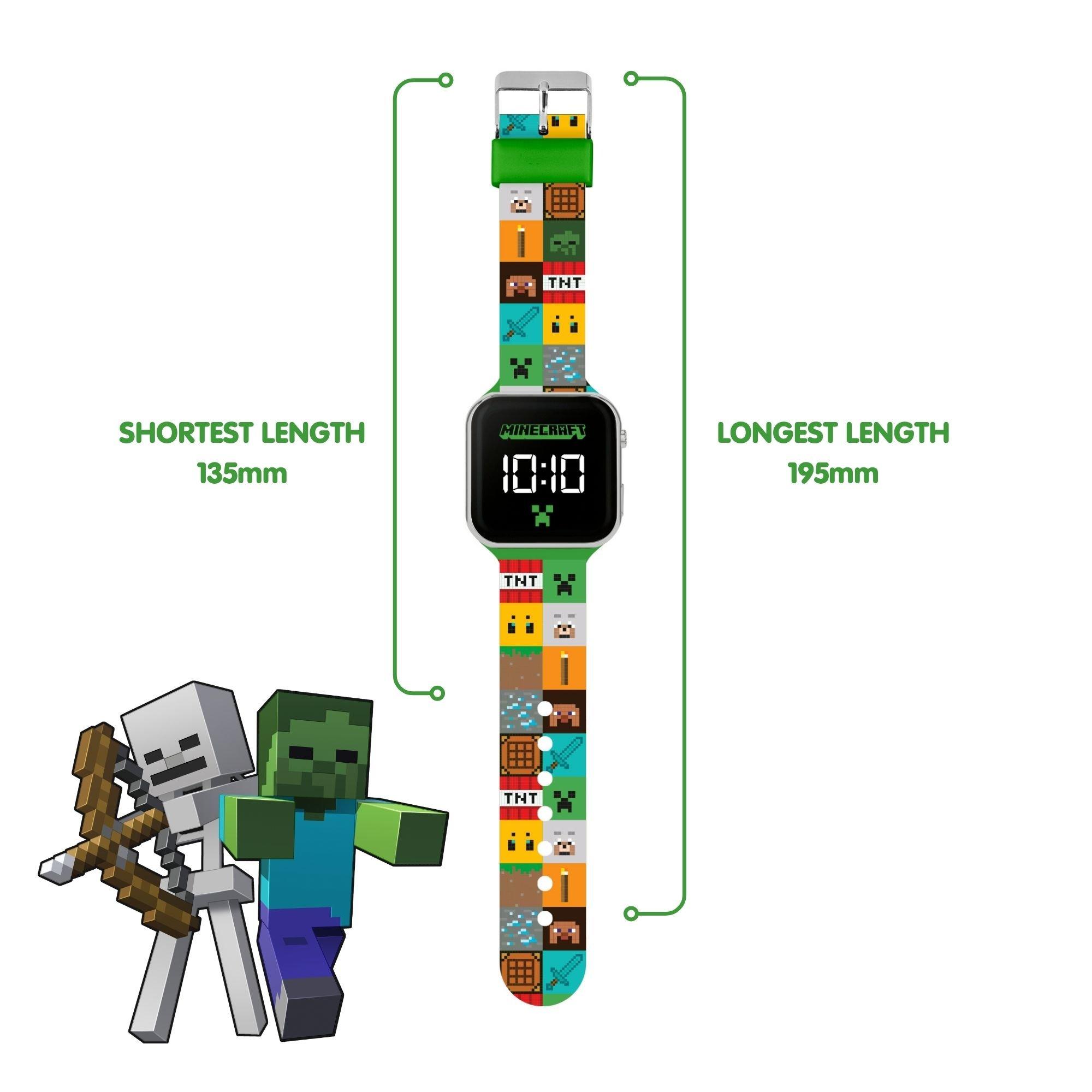Multi - Minecraft - Minecraft LED Block Strap Watch - 4