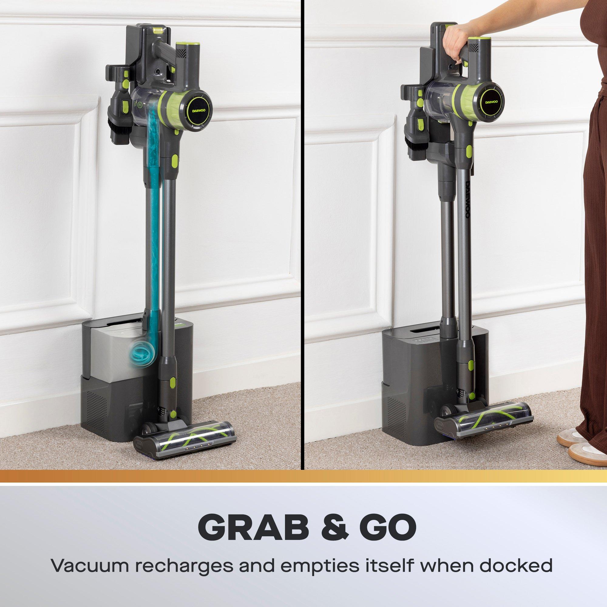 Grey - Daewoo Electricals - Cyclone Freedom Cordless Vacuum Cleaner with Auto - 3