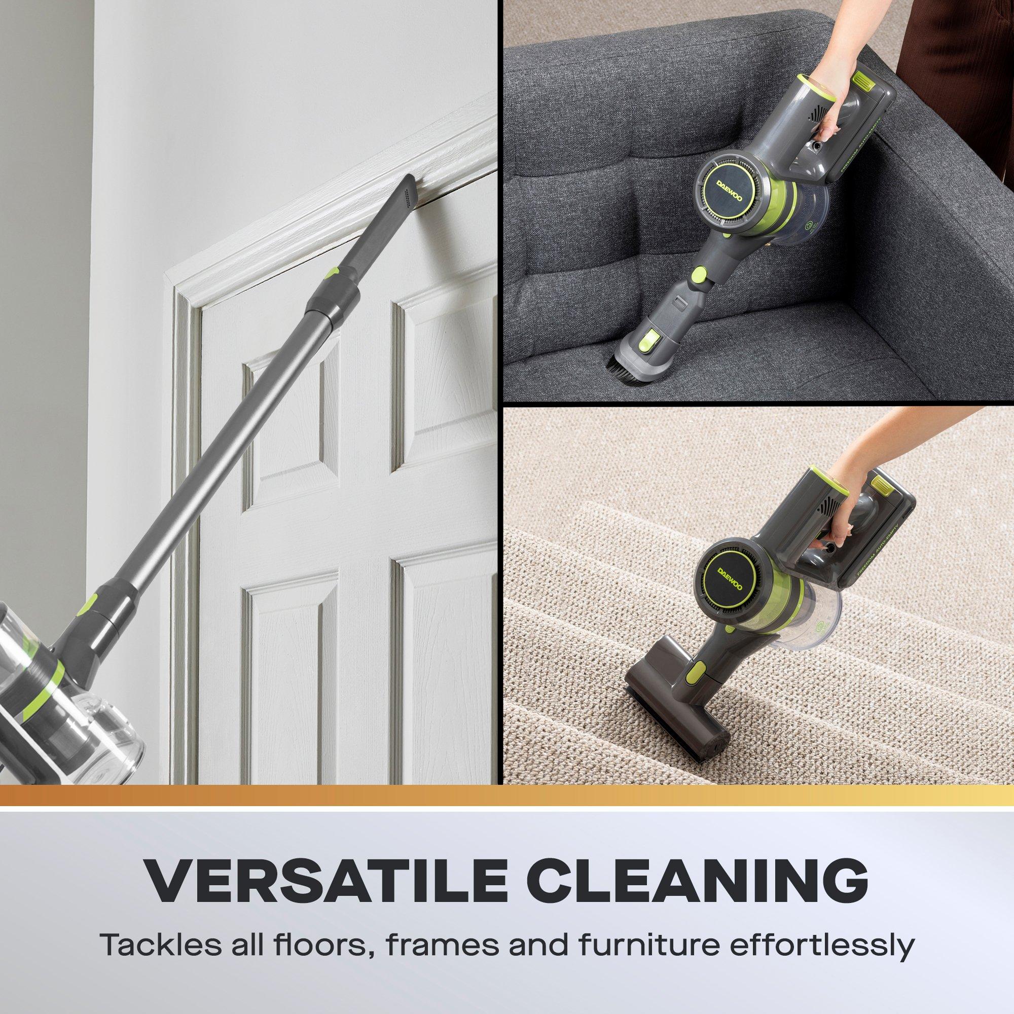 Grey - Daewoo Electricals - Cyclone Freedom Cordless Vacuum Cleaner with Auto - 5