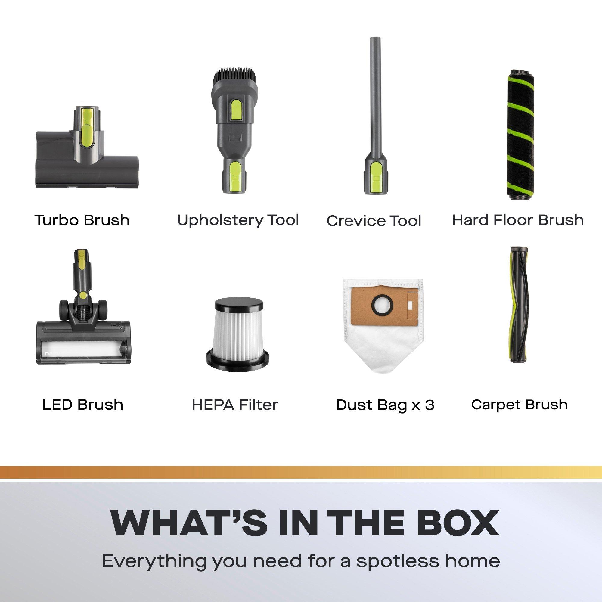 Grey - Daewoo Electricals - Cyclone Freedom Cordless Vacuum Cleaner with Auto - 7