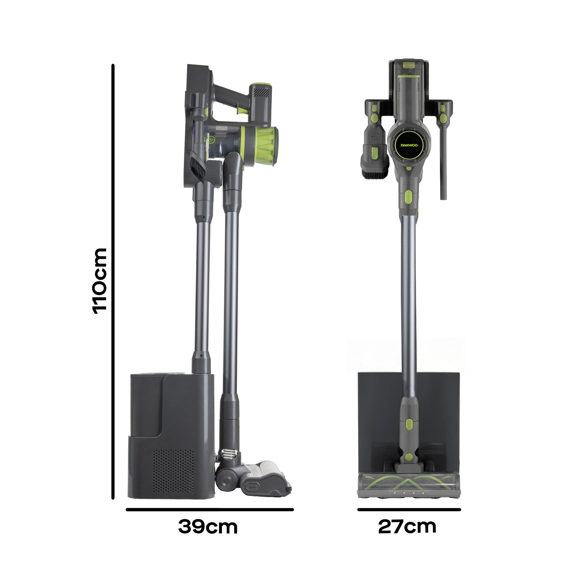 Grey - Daewoo Electricals - Cyclone Freedom Cordless Vacuum Cleaner with Auto - 8