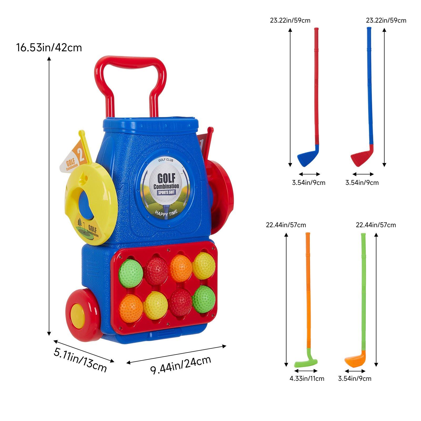 Blue - KIDKID - Golf Trolley Toy Set - 2