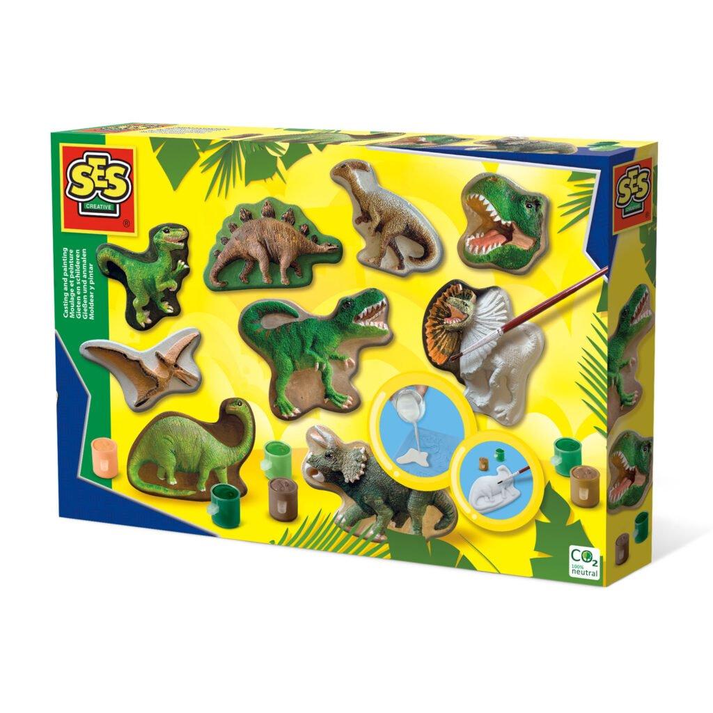 Ses Creative  Kids Casting And Painting - Dinosaur World - 