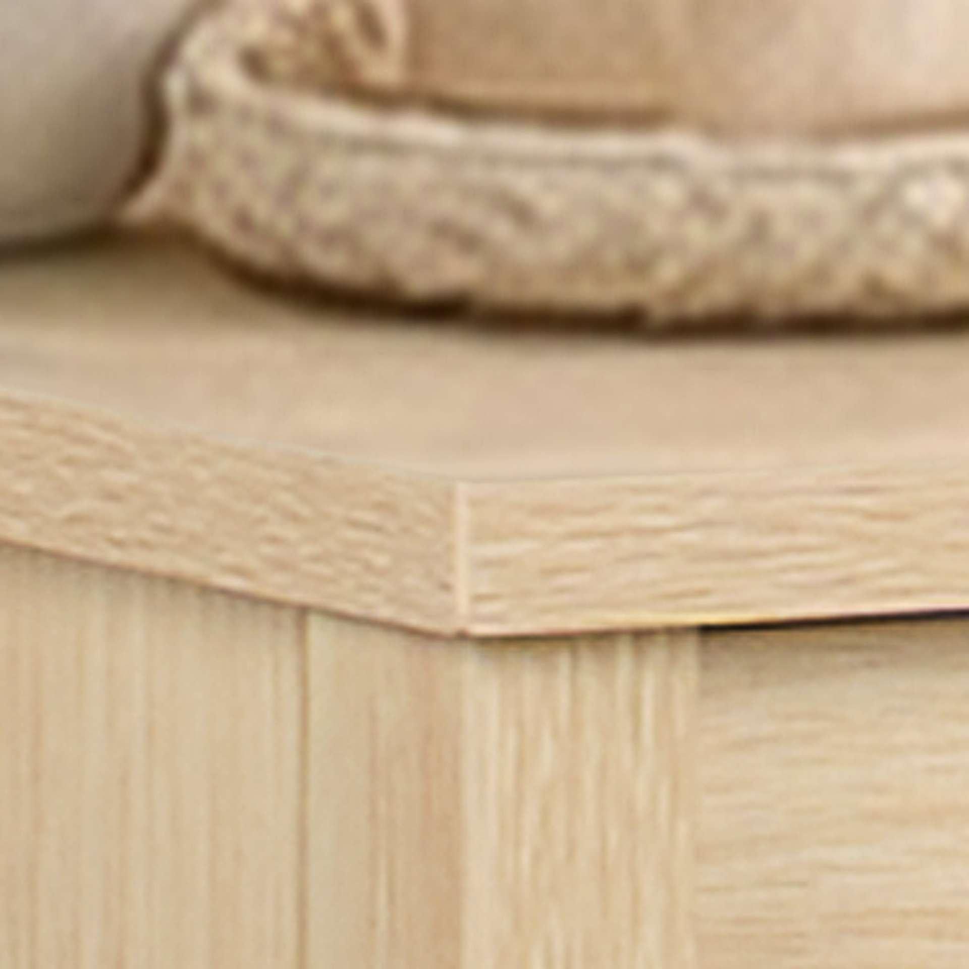 Nude - Birlea - Flora 3 Drawer Bedside - 5