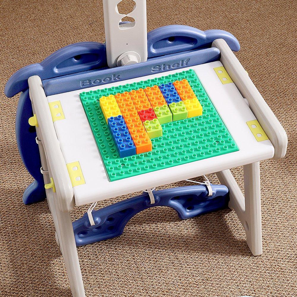 Blue - KIDKID - Basketball Golf Ring Toss Activity Centre - 13