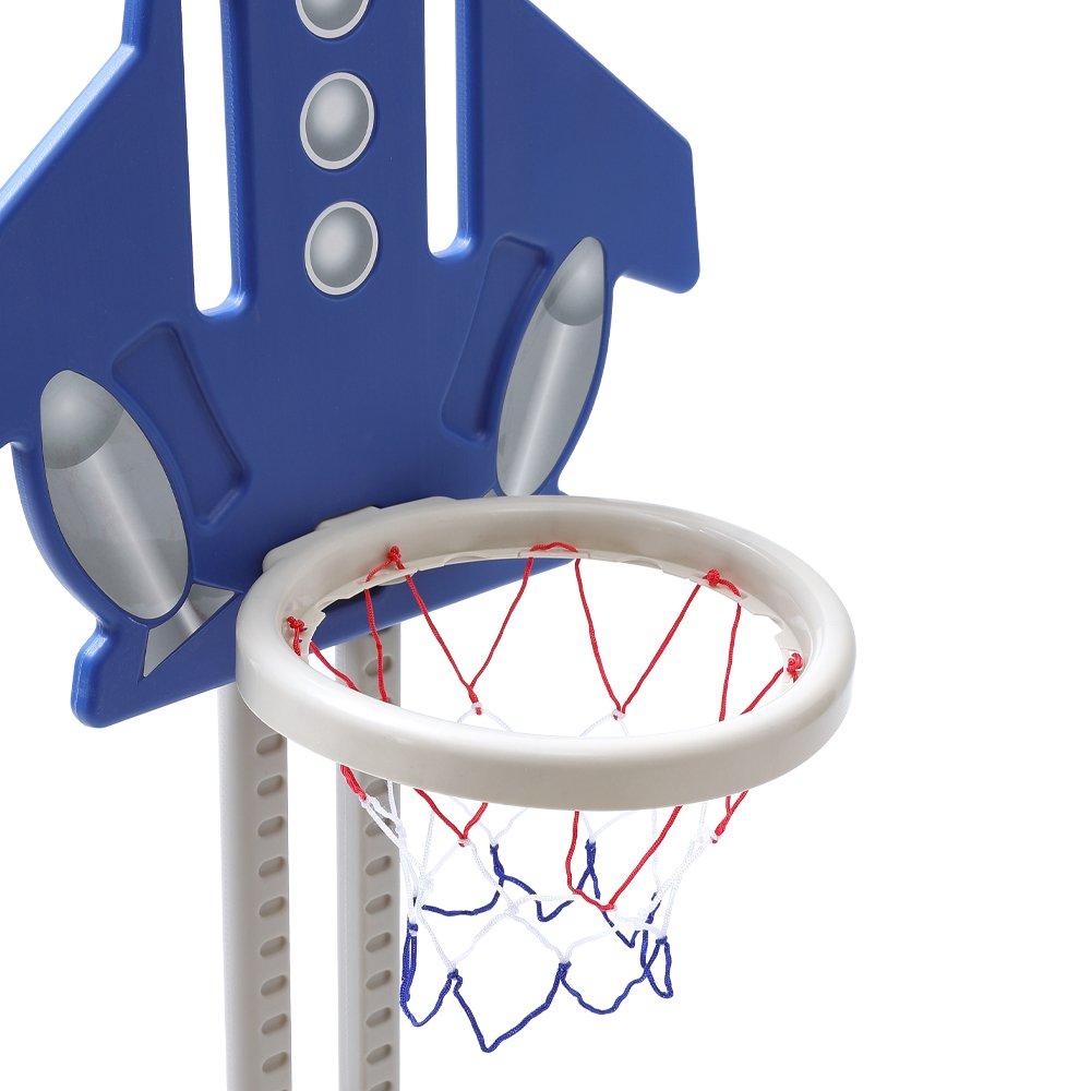 Blue - KIDKID - Basketball Golf Ring Toss Activity Centre - 7