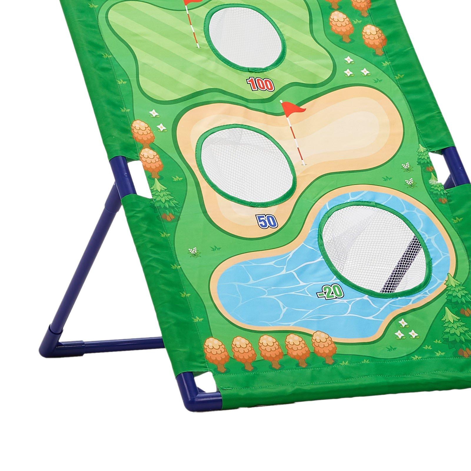 Green - KIDKID - 3-in-1 Golf Game Set - 10