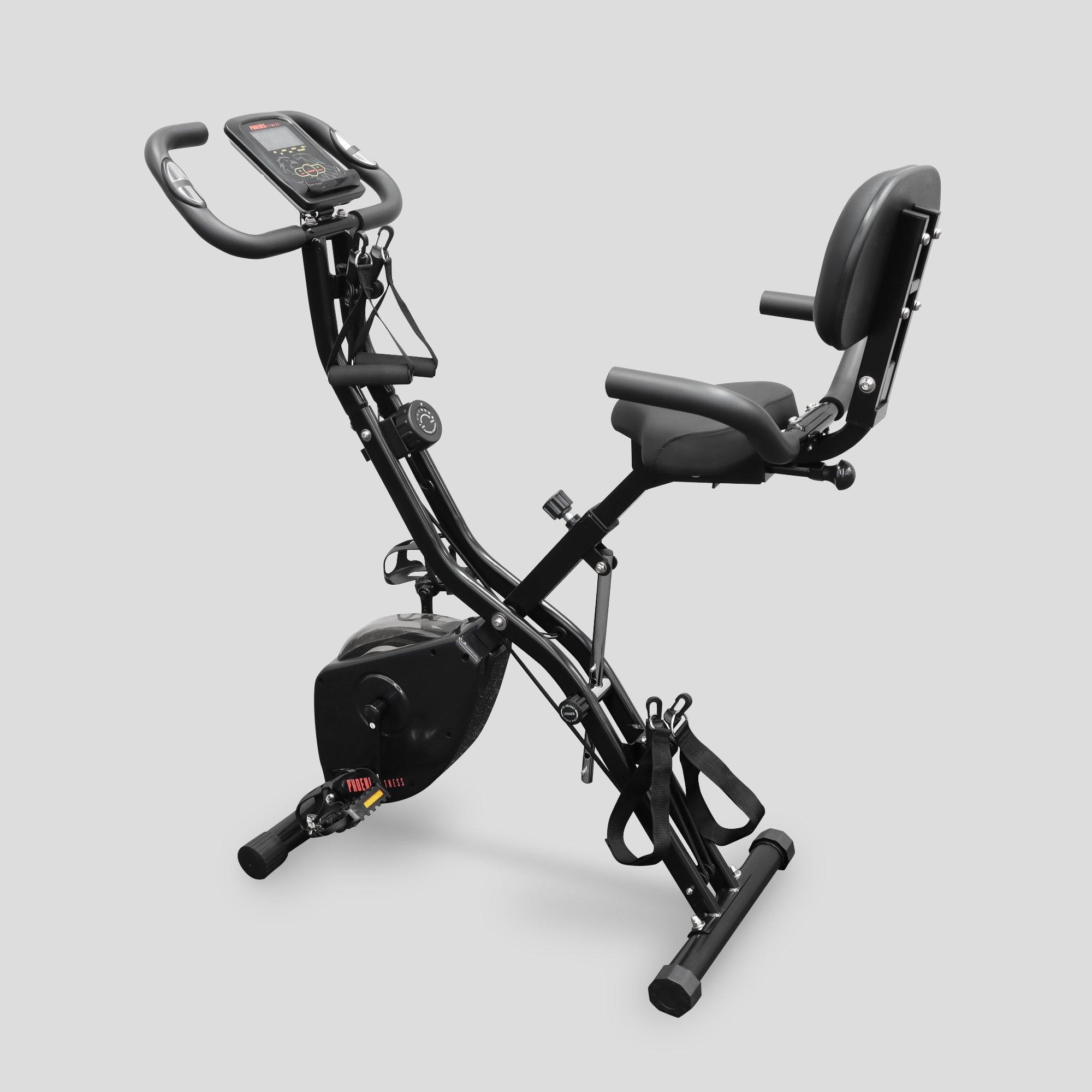 Black - Phoenix Fitness - 4-in-1 Exercise Bike - 1