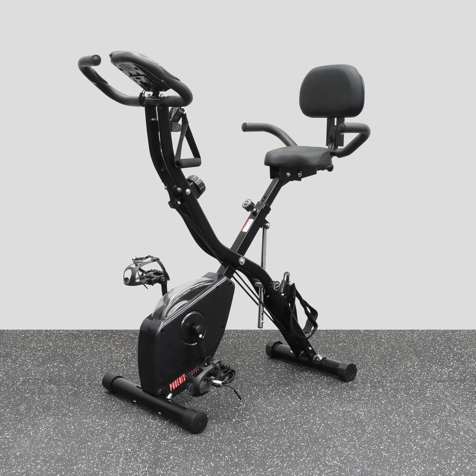 Black - Phoenix Fitness - 4-in-1 Exercise Bike - 2