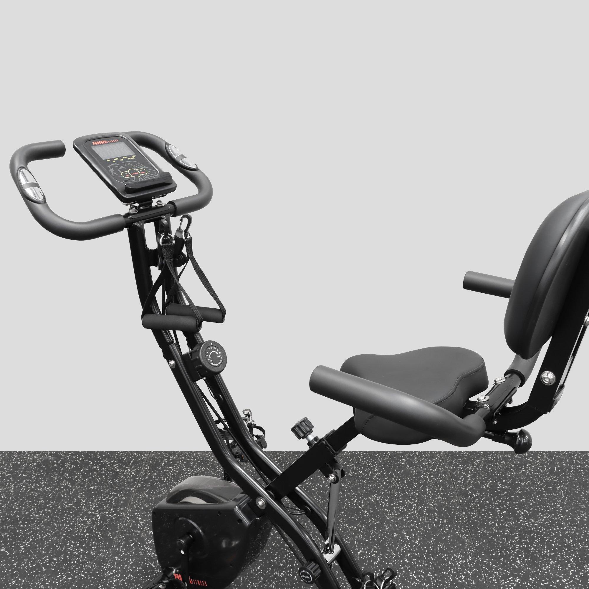 Black - Phoenix Fitness - 4-in-1 Exercise Bike - 3
