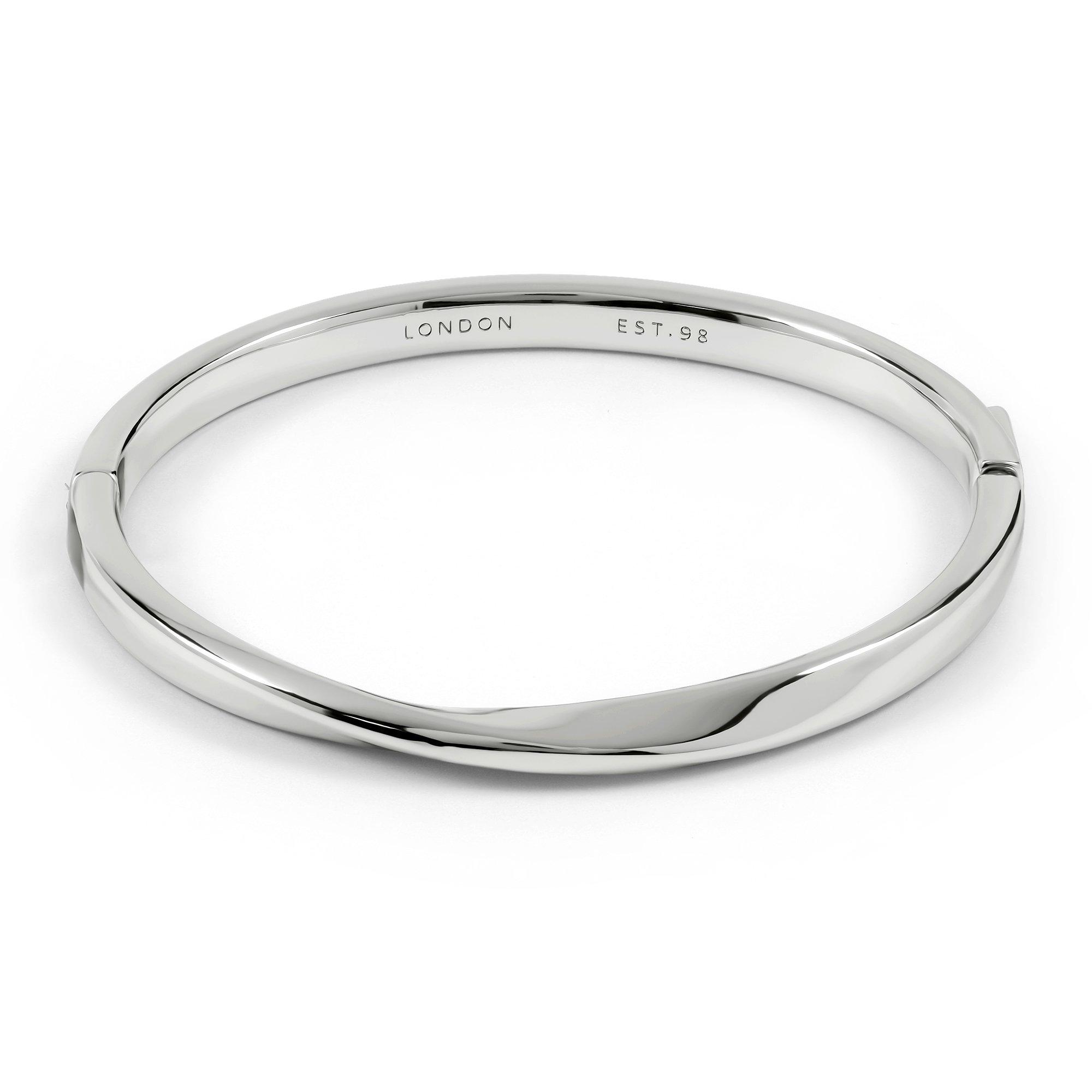 Silver - Radley - Radley Silver Plated Twist Bangle - 1