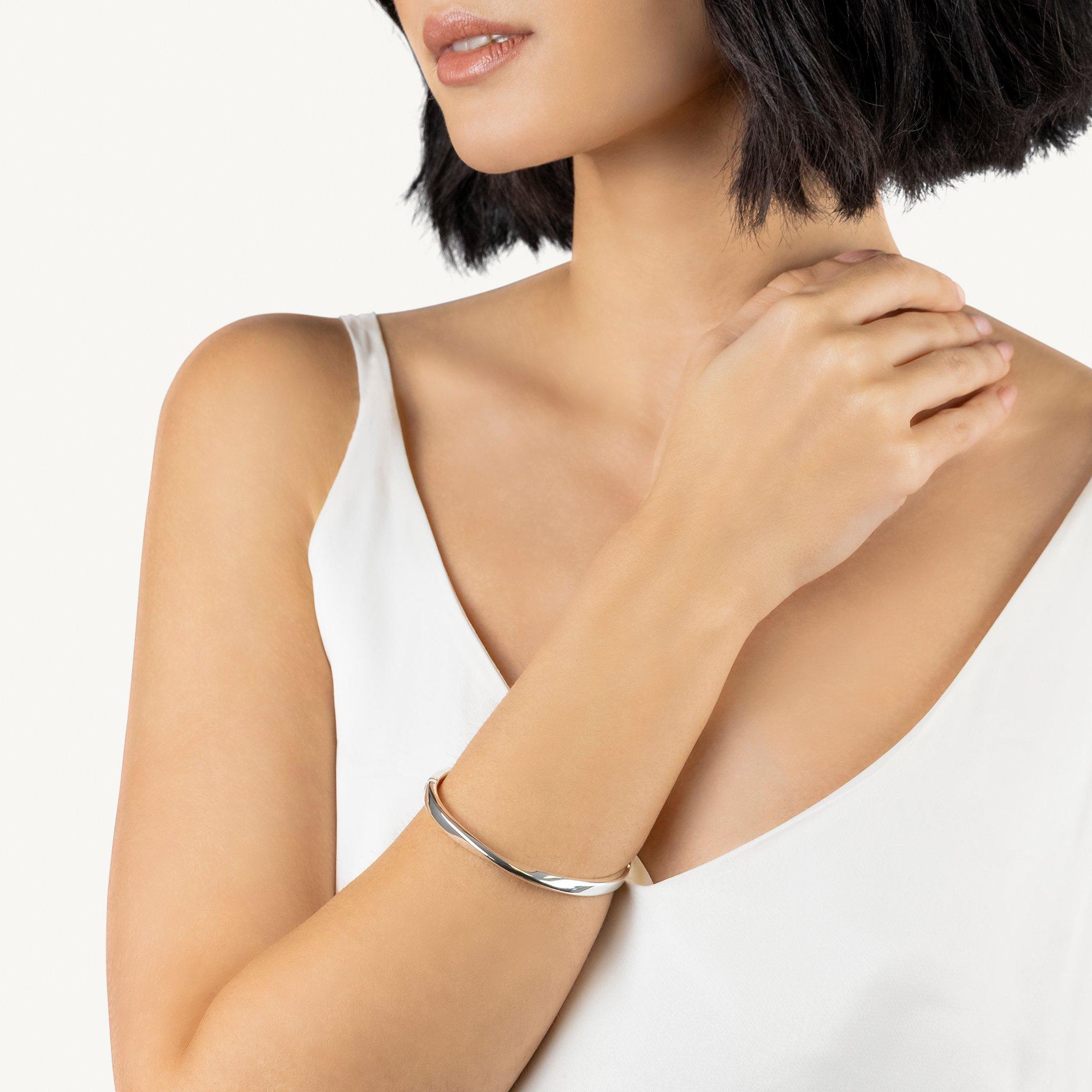 Silver - Radley - Radley Silver Plated Twist Bangle - 2