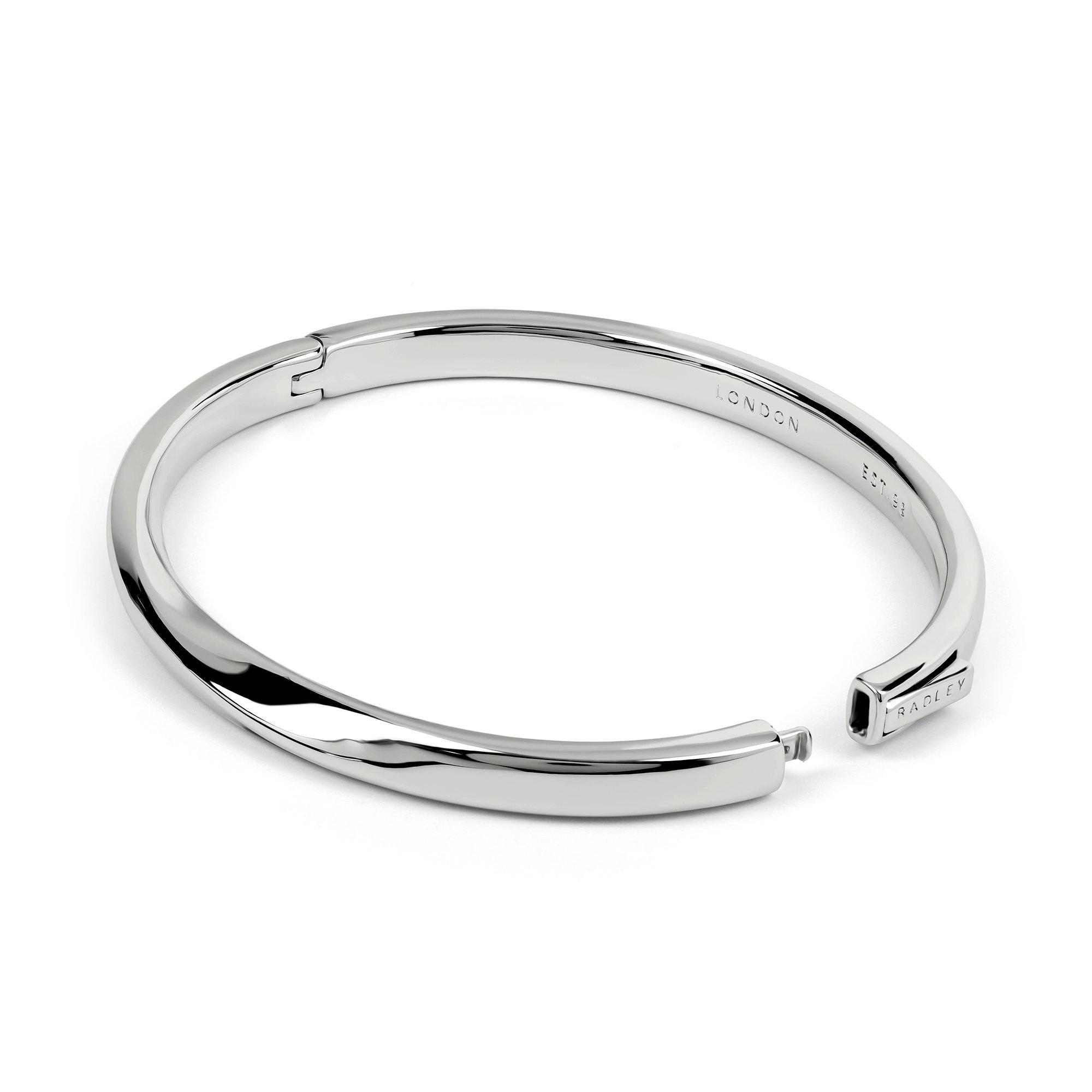 Silver - Radley - Radley Silver Plated Twist Bangle - 3