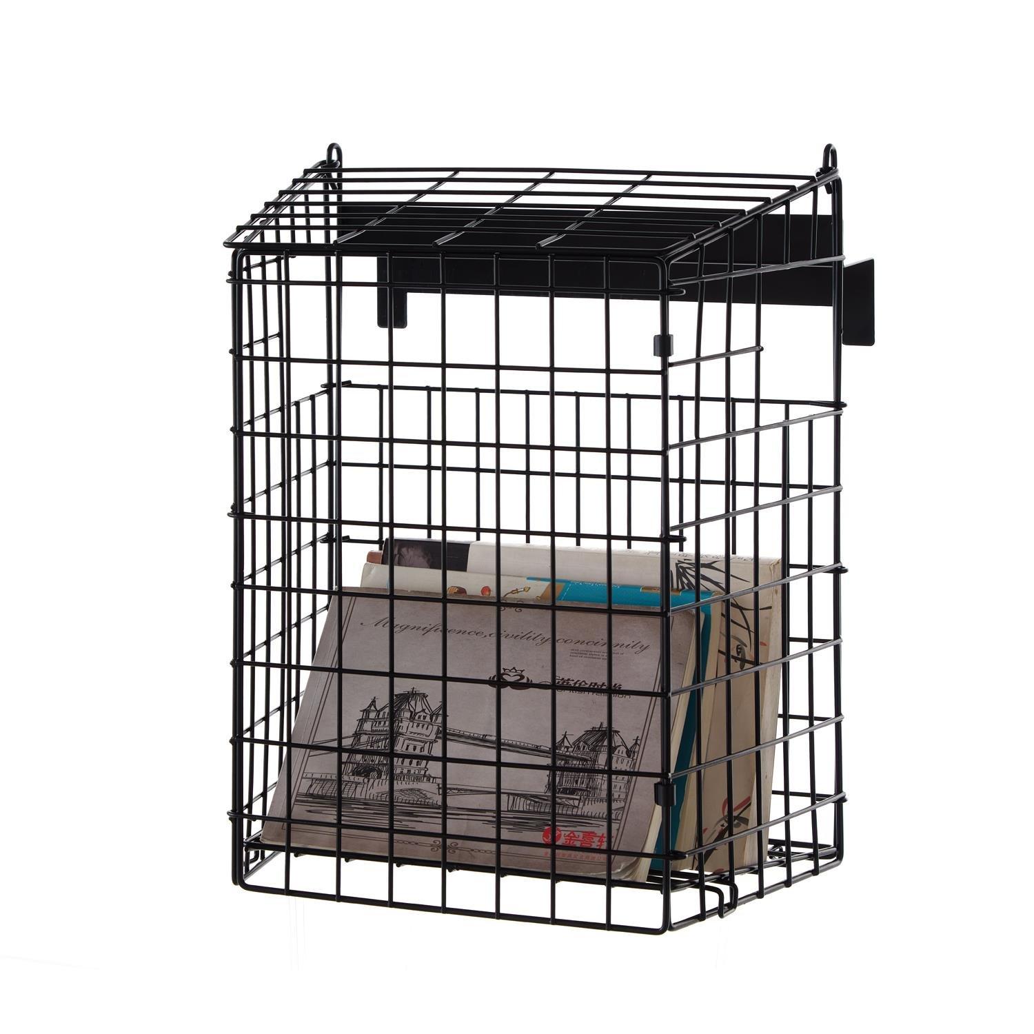 Black - House of Home - Large Black Letterbox Cage - 1