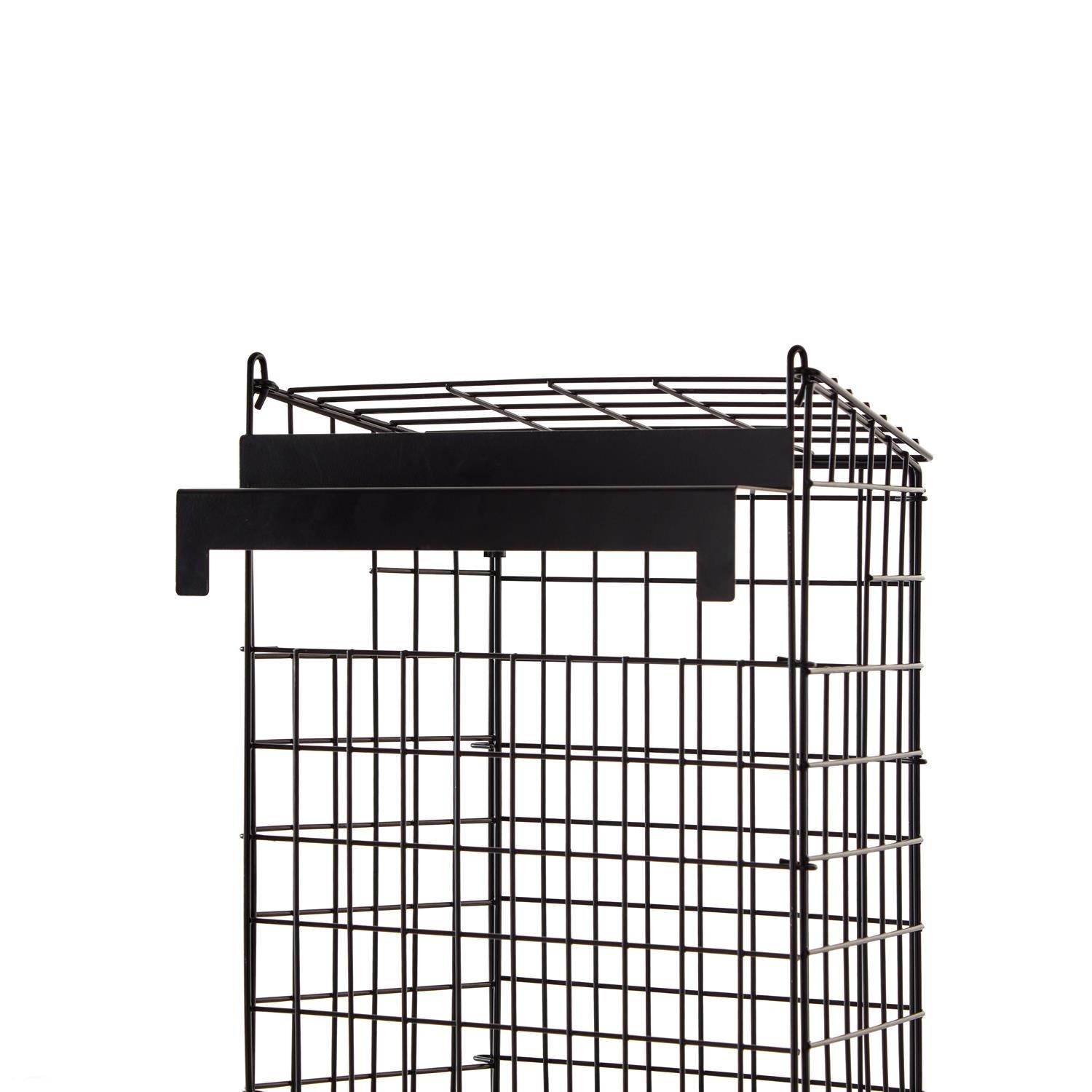 Black - House of Home - Large Black Letterbox Cage - 11