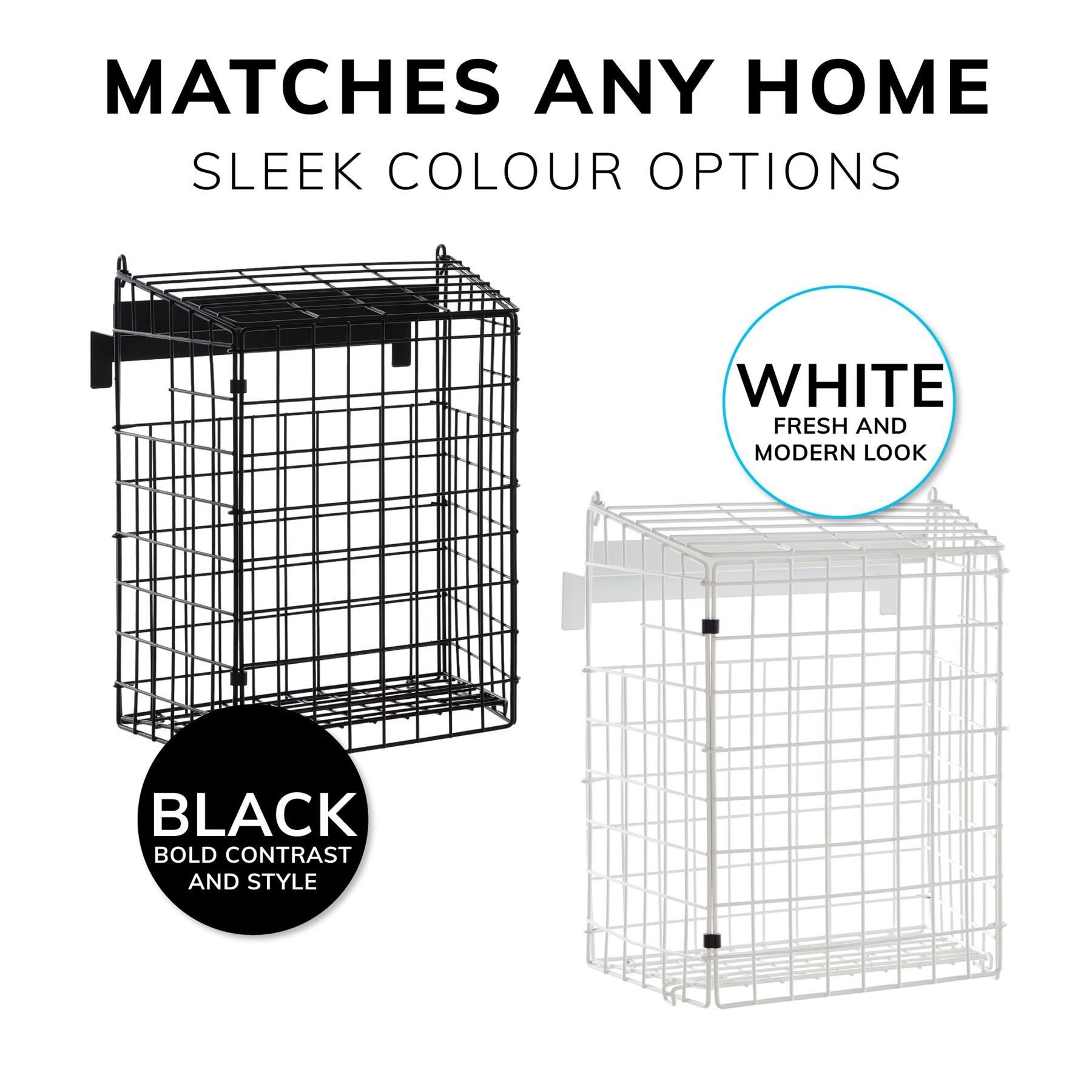 Black - House of Home - Large Black Letterbox Cage - 6